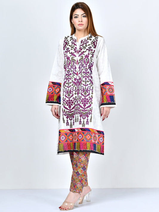 Embroidered Lawn Shirt