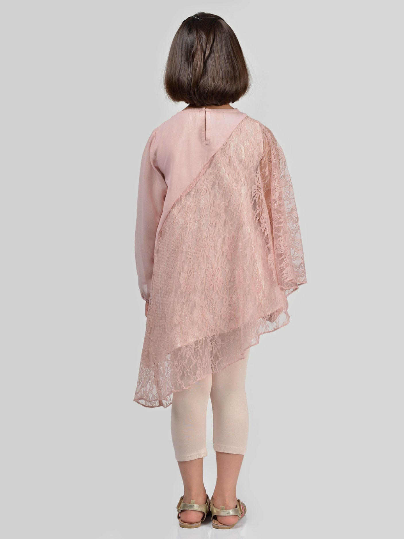 Embroidered Net Shirt