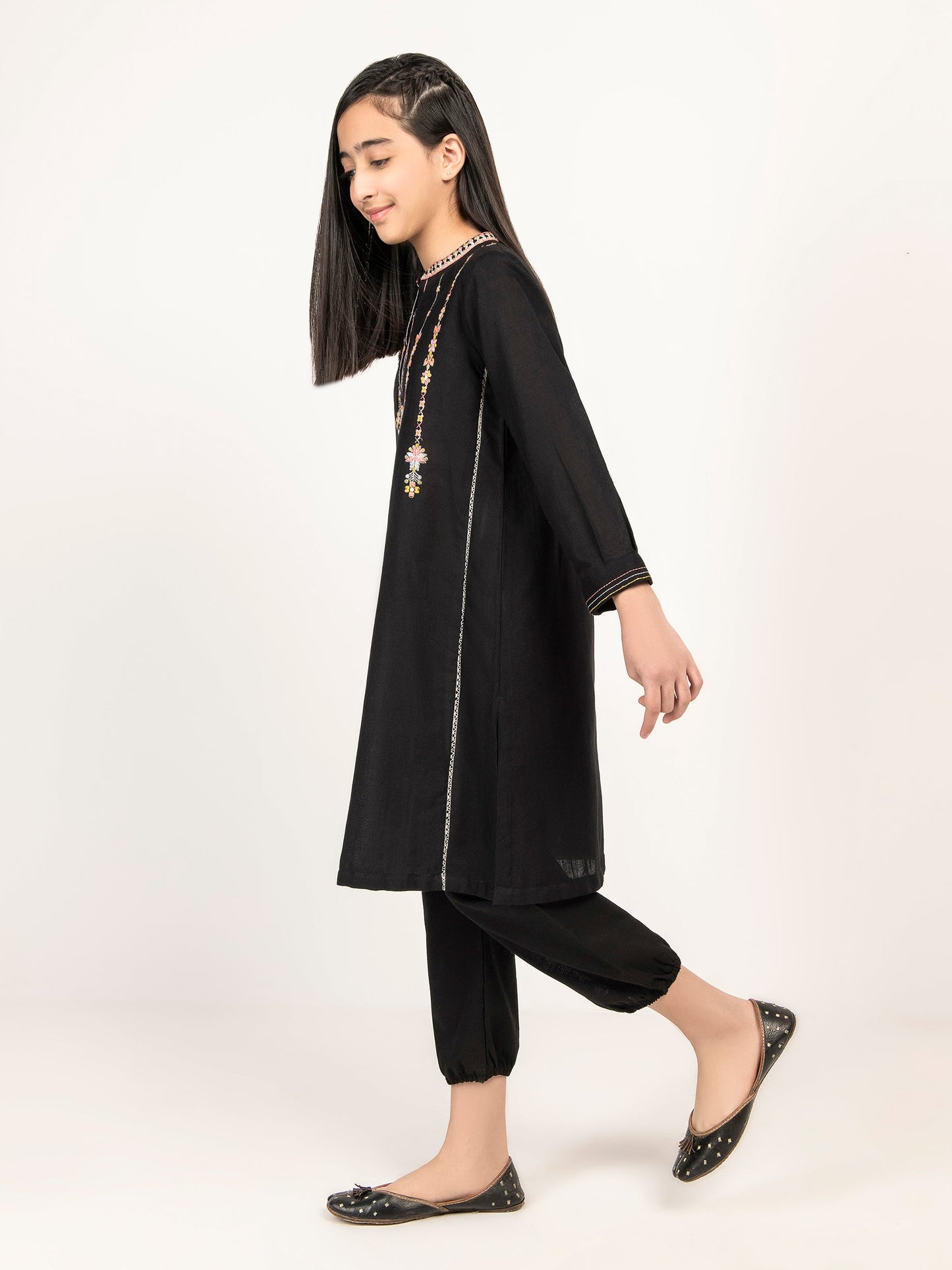 Embroidered Khaddar Suit