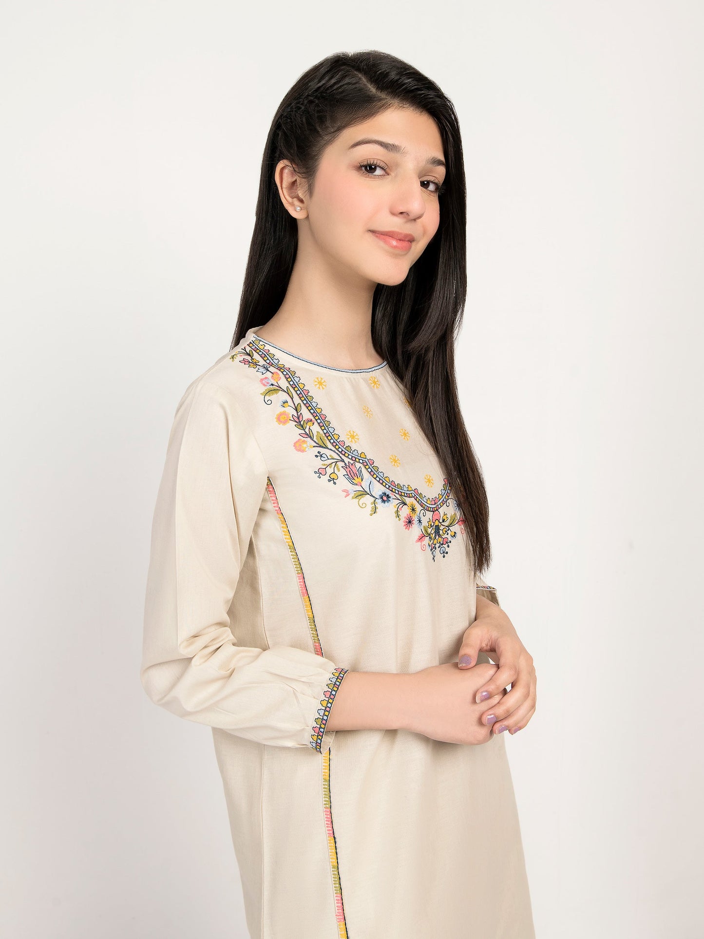 Embroidered Winter Cotton Suit