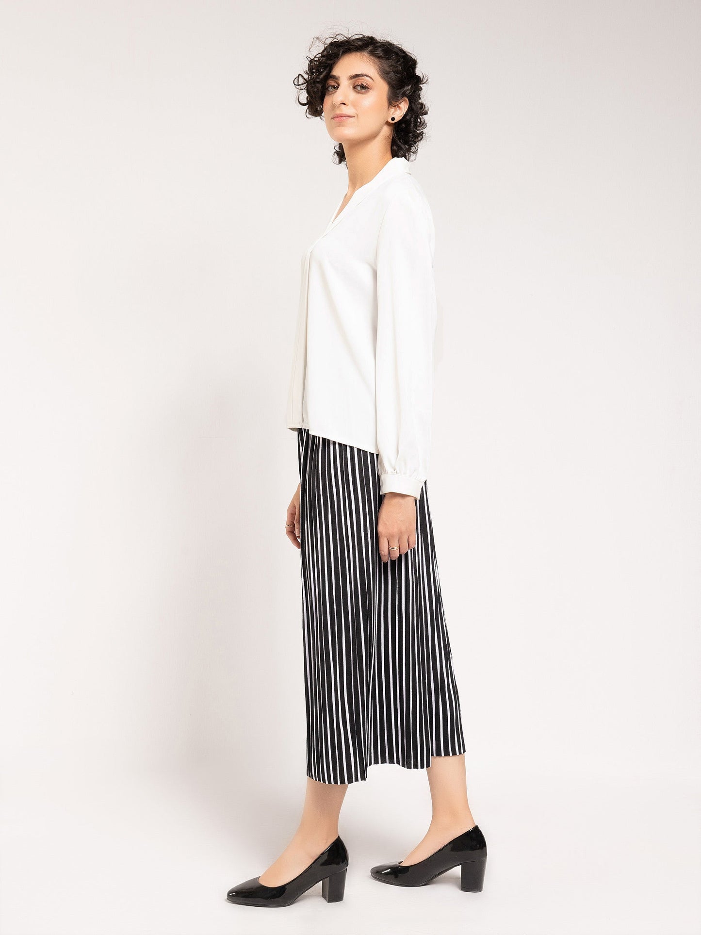 Plain Pleated Top