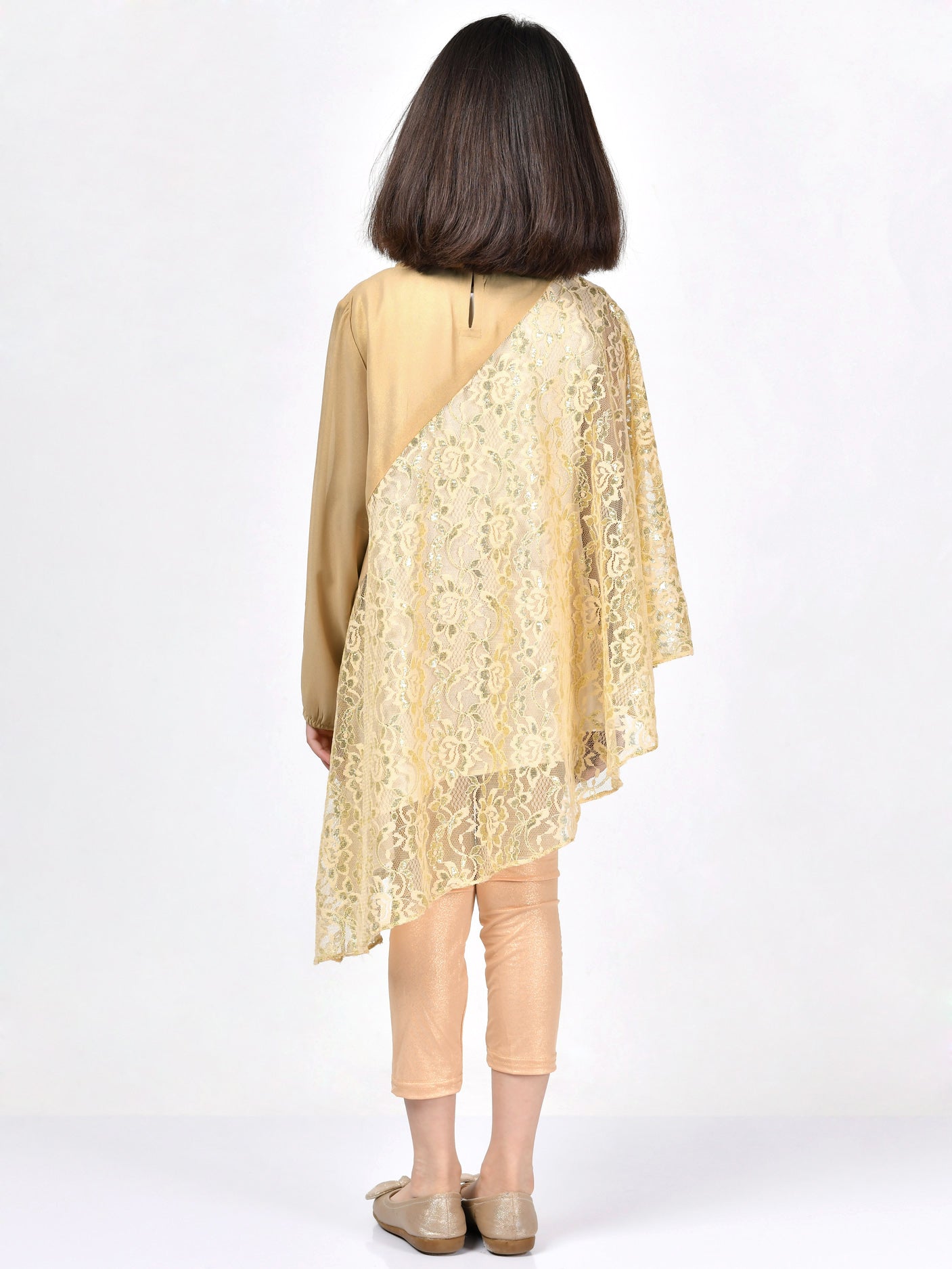 Embroidered Net Shirt