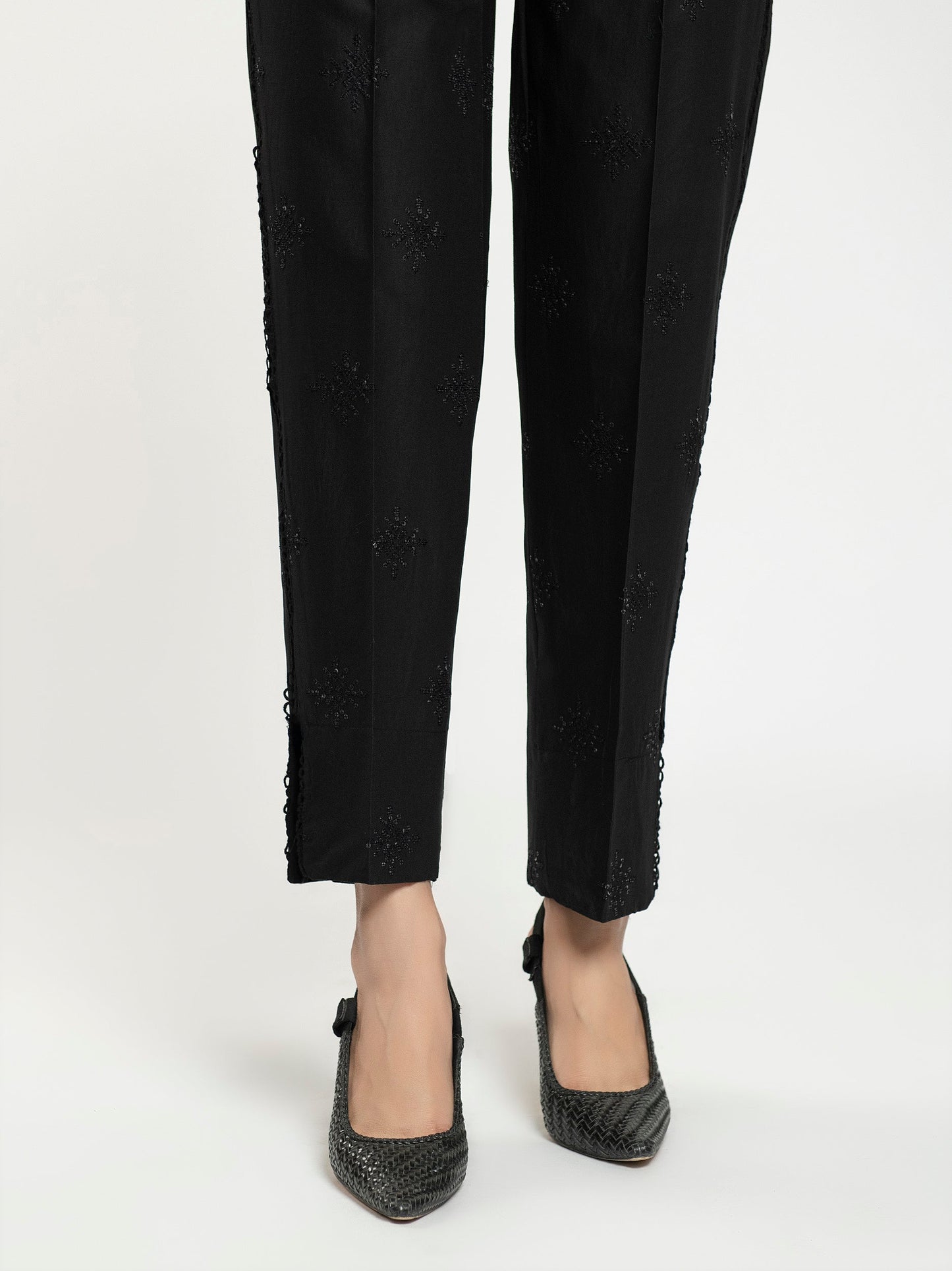 Embroidered Cambric Trouser