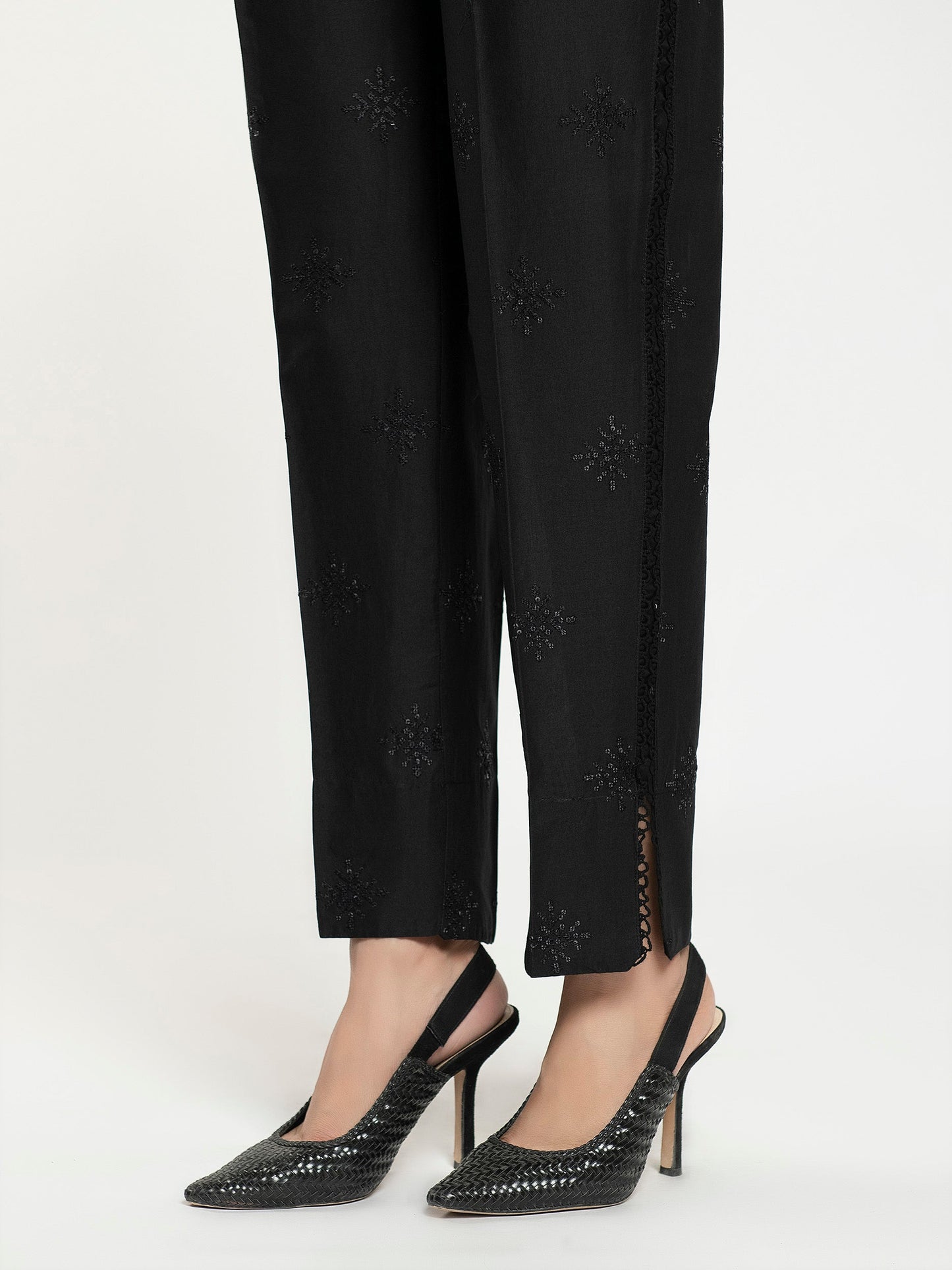 Embroidered Cambric Trouser