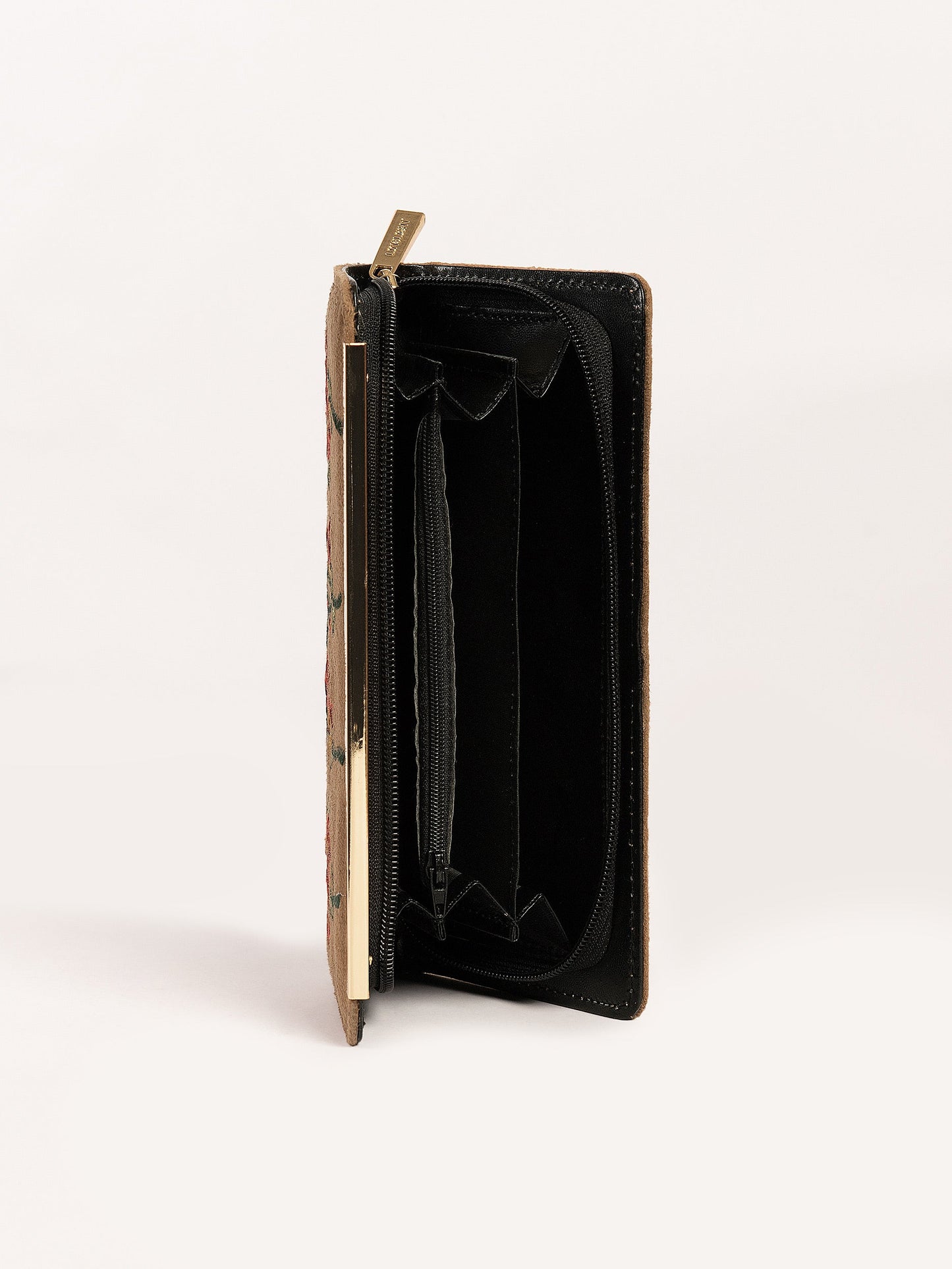 Floral Embroidered Wallet