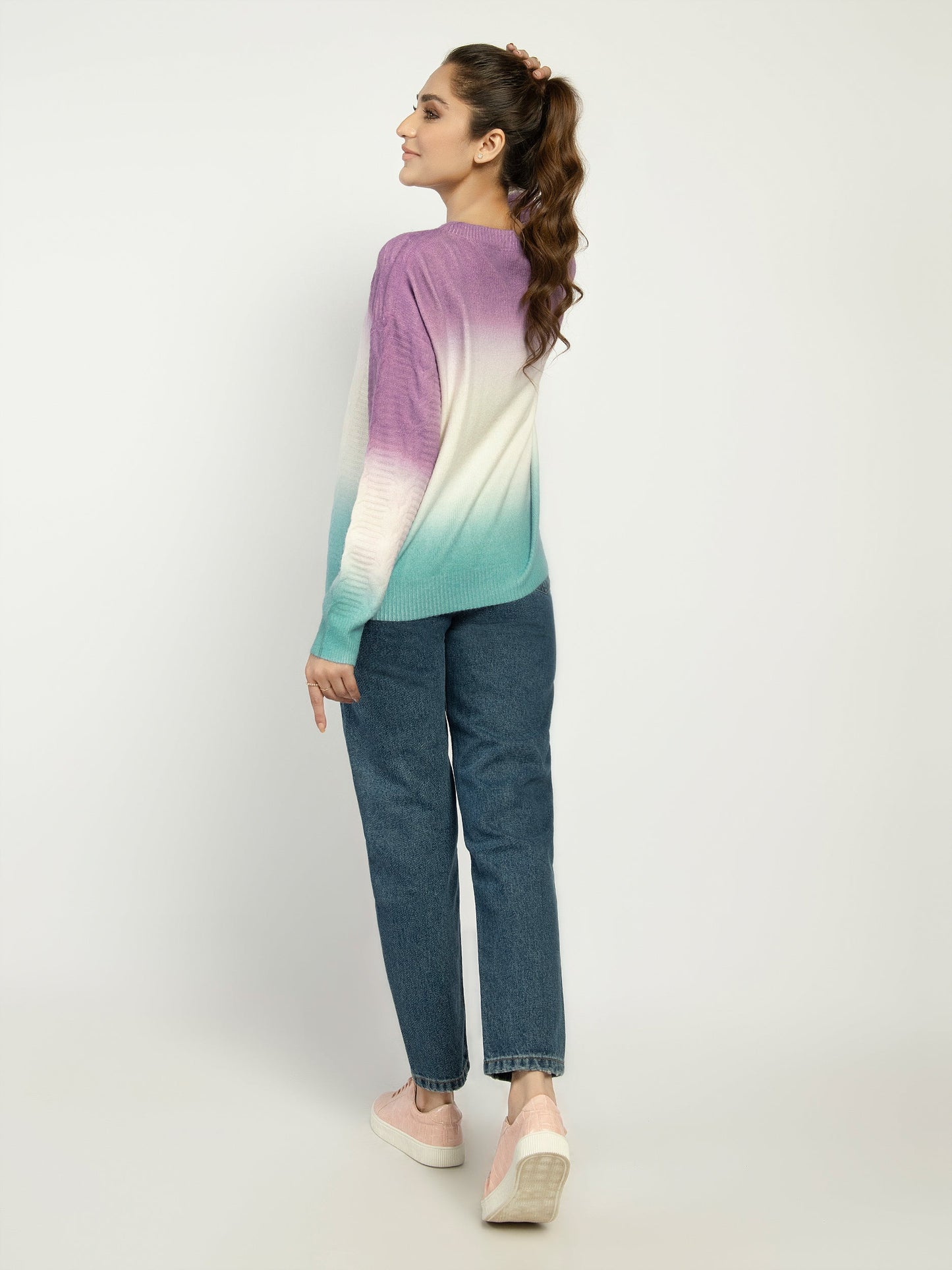 Knitted Water Color Sweater