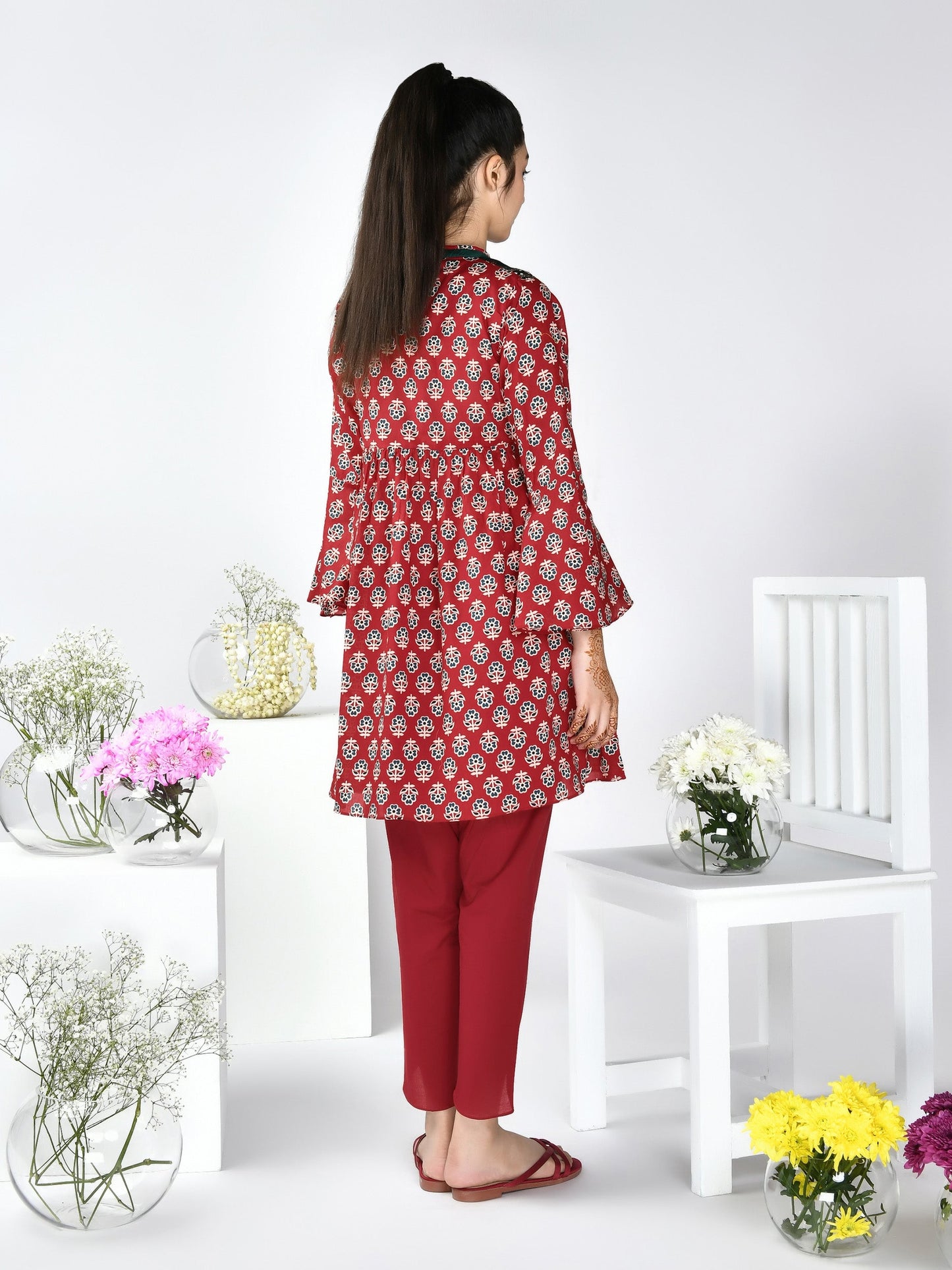 Embroidered Lawn Frock