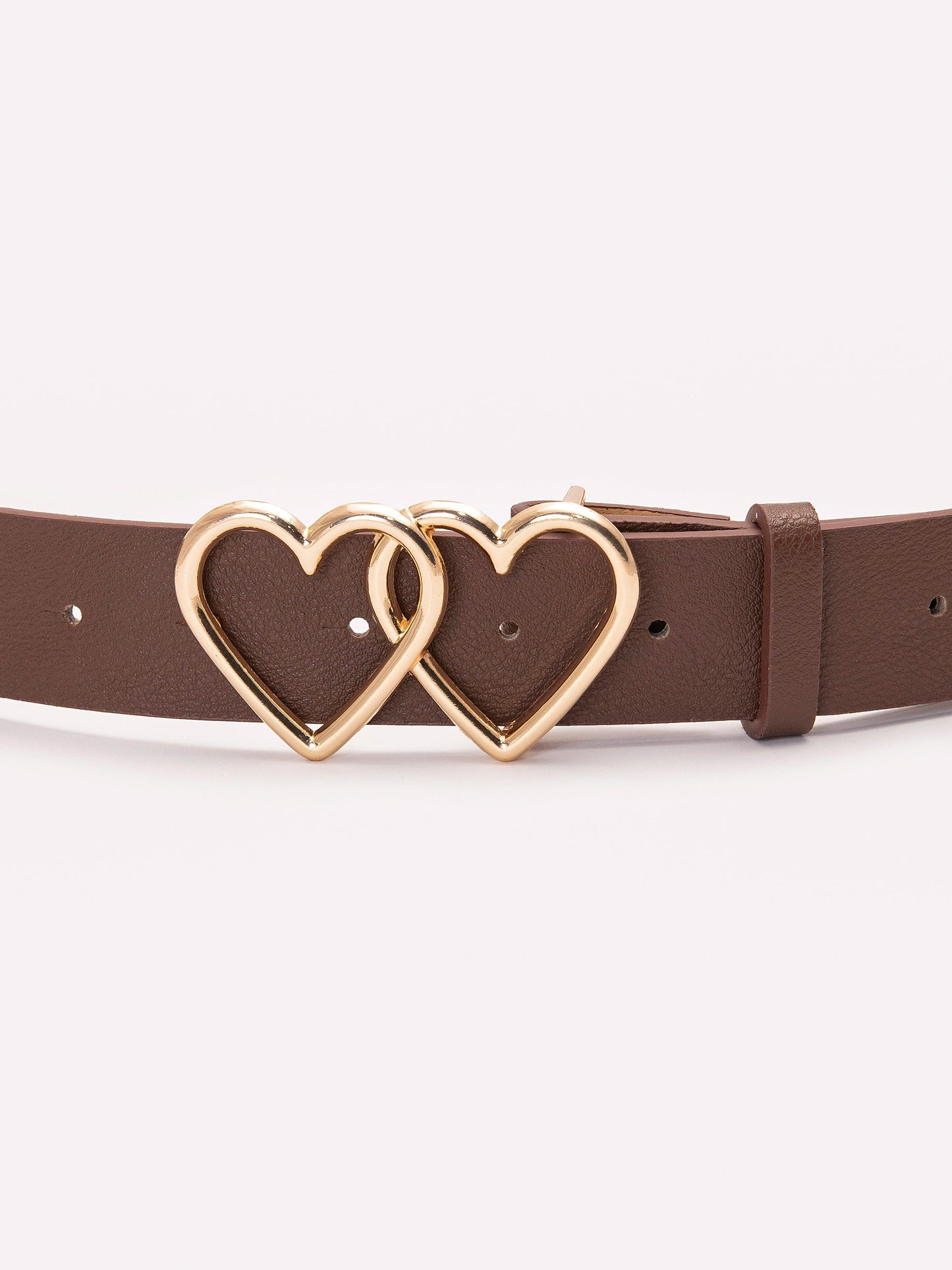 Heart-Shaped Buckle Belt