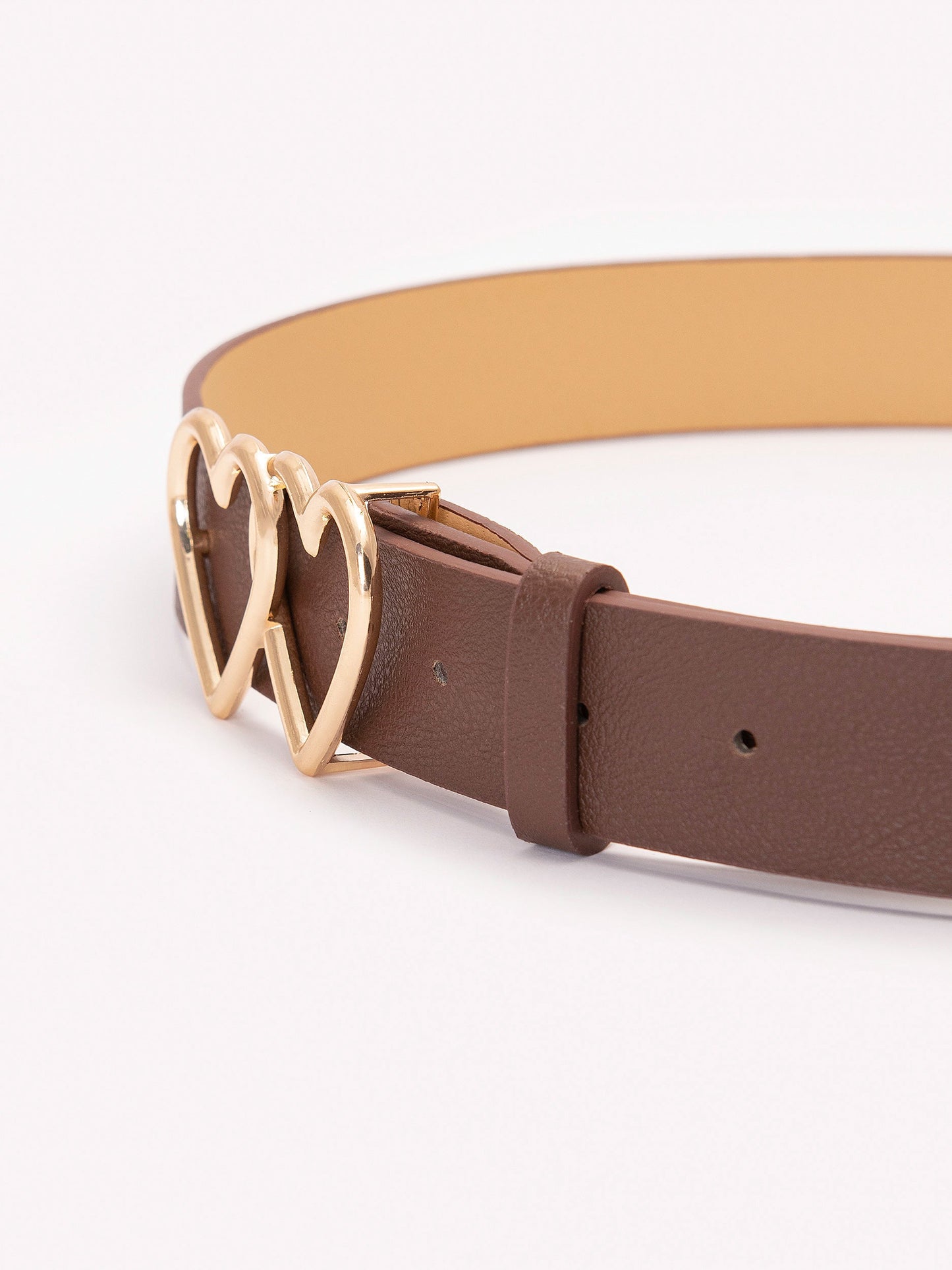 Heart-Shaped Buckle Belt