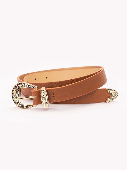 Impressionable Metallic Belt