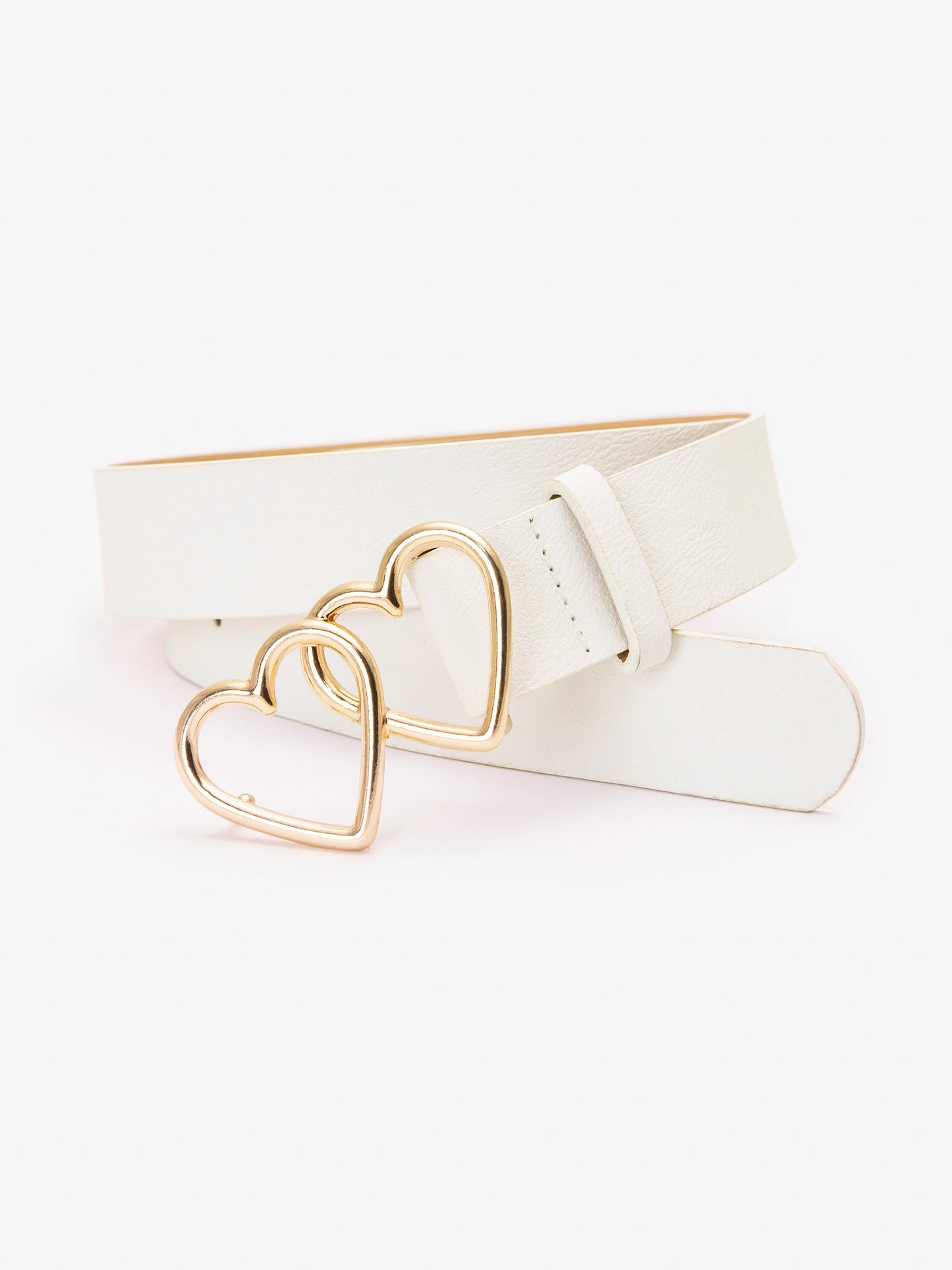 Heart-Shaped Buckle Belt