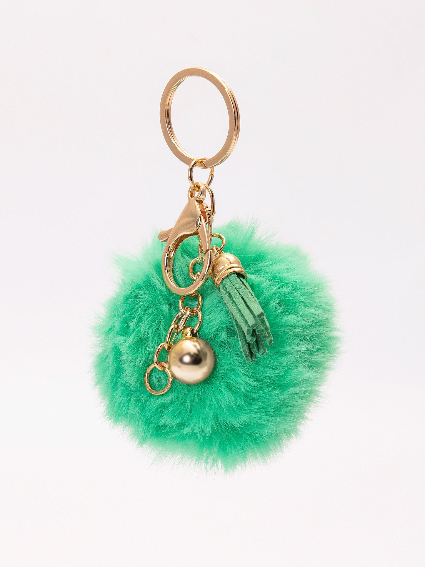 Tassled Pompom Keychain
