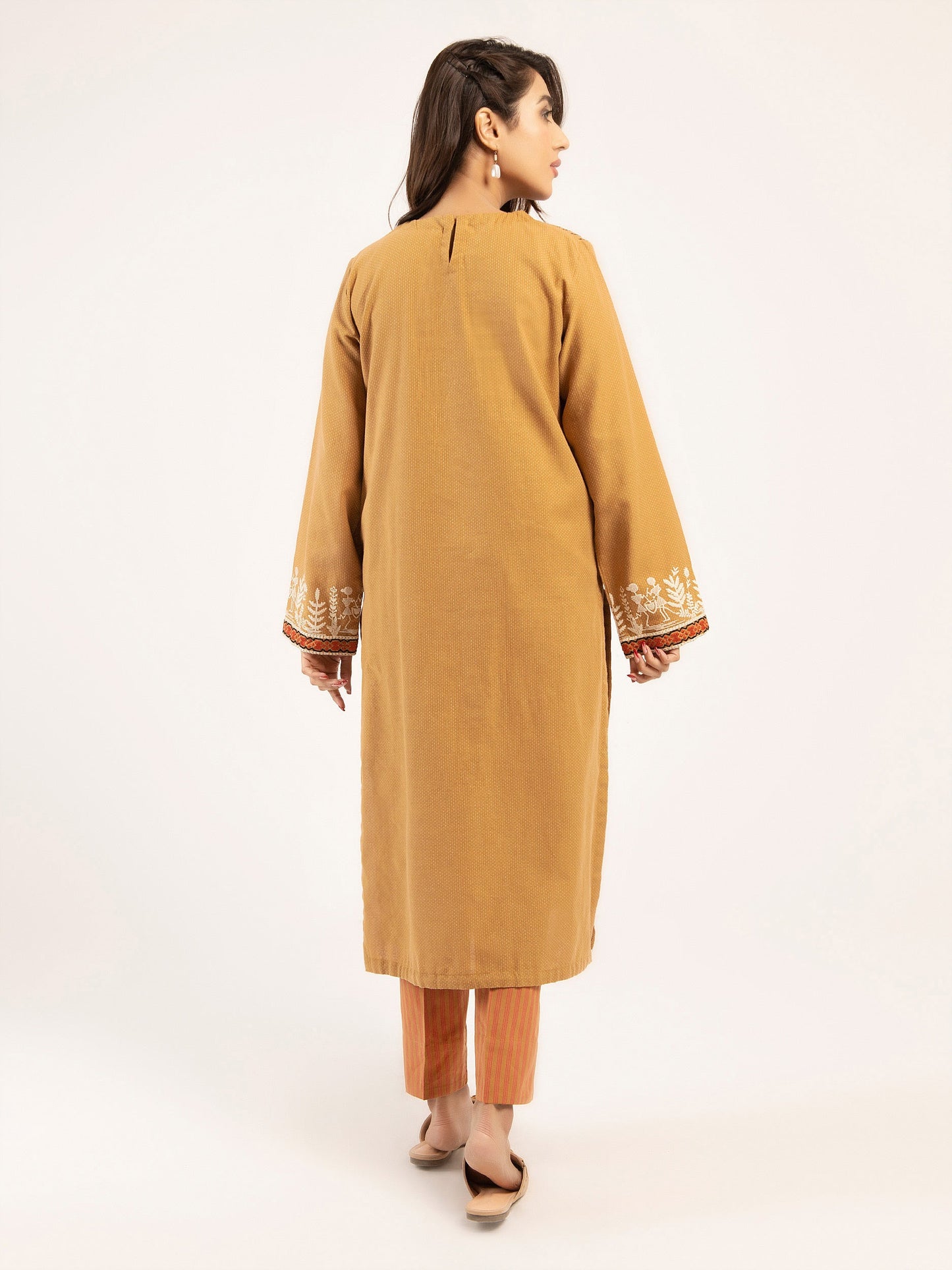 Embroidered Yarn Dyed Suit