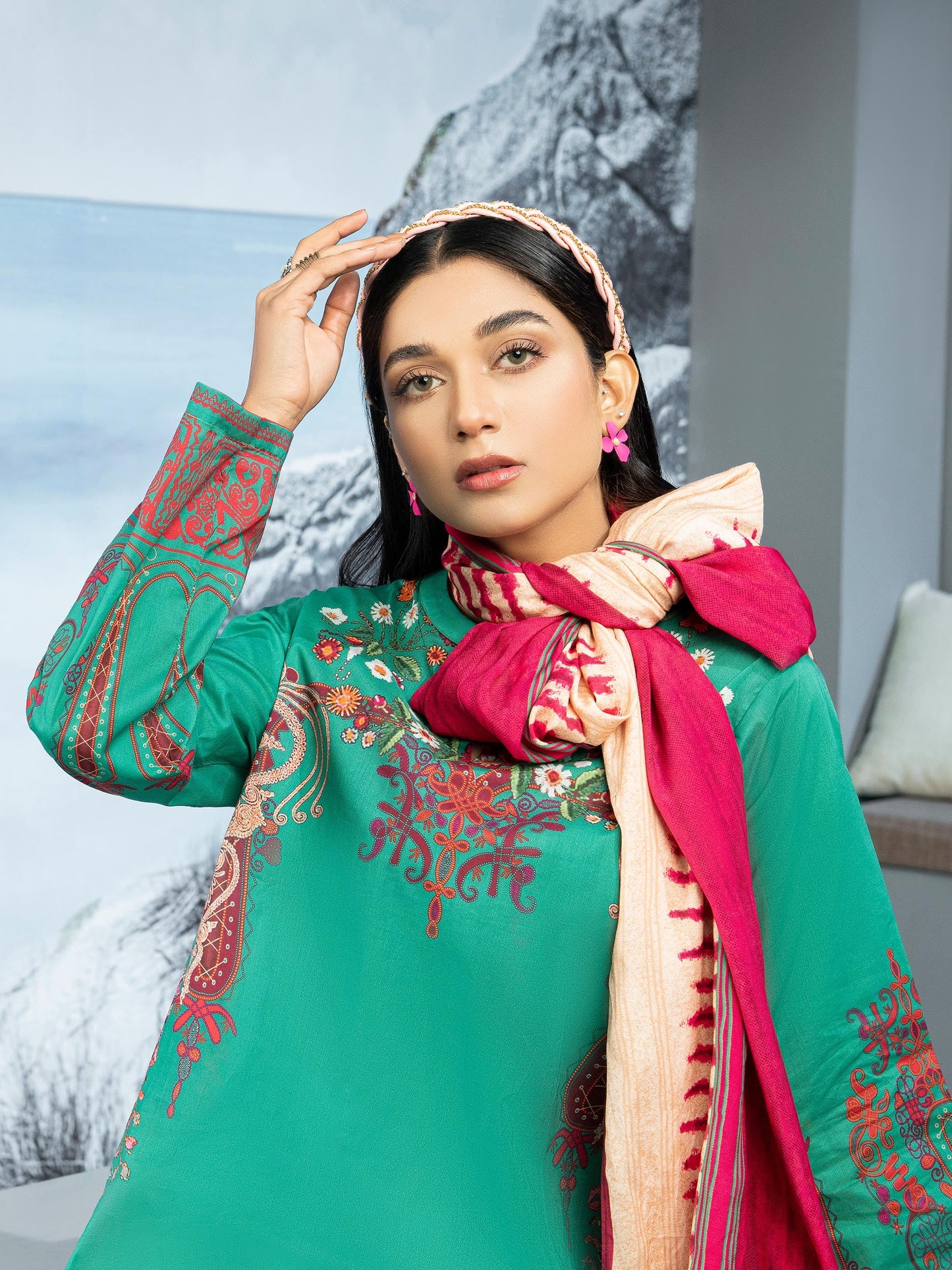 2 Piece Printed Lawn Suit