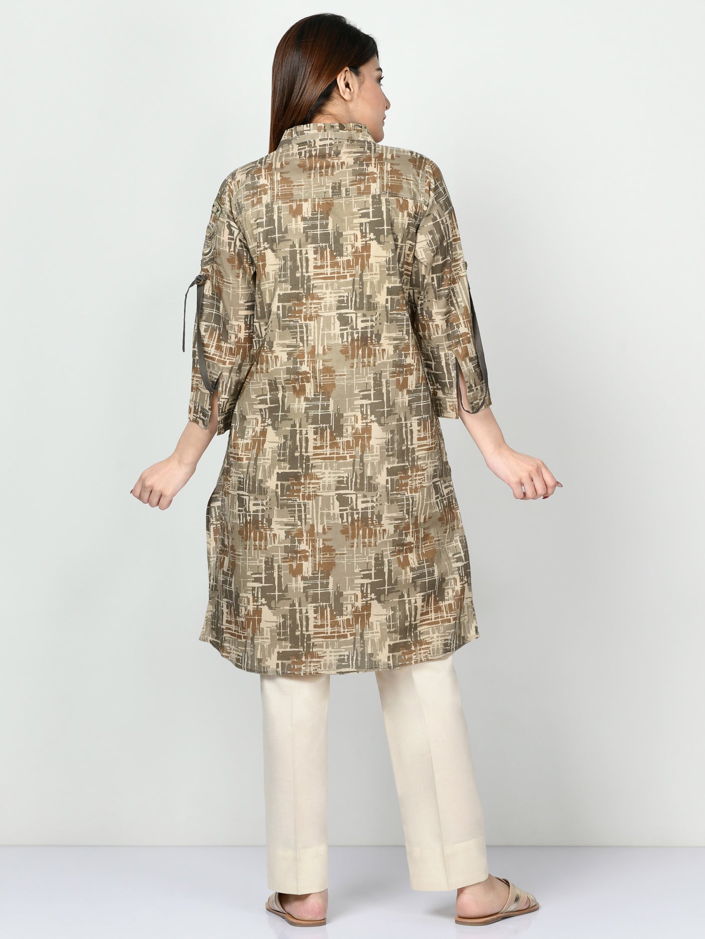 Embroidered Cambric Shirt