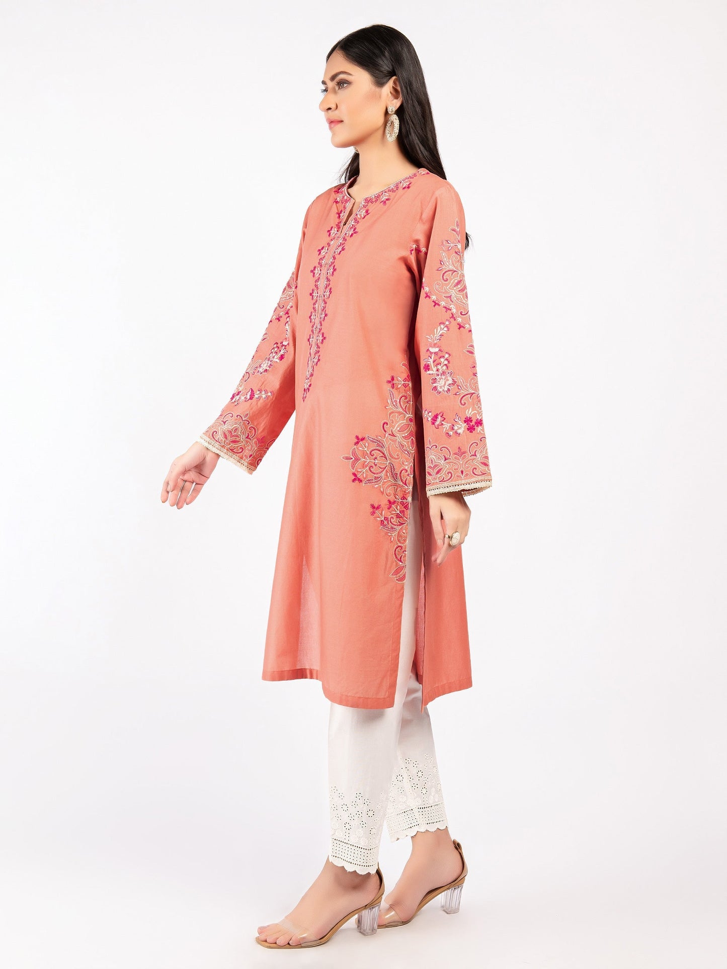 Embroidered Cambric Shirt