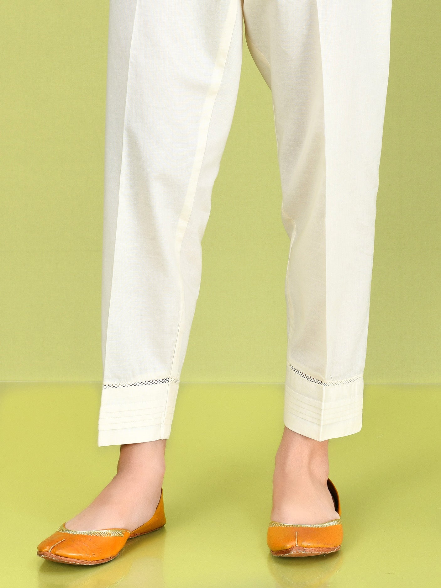 Cambric Trouser - Off White