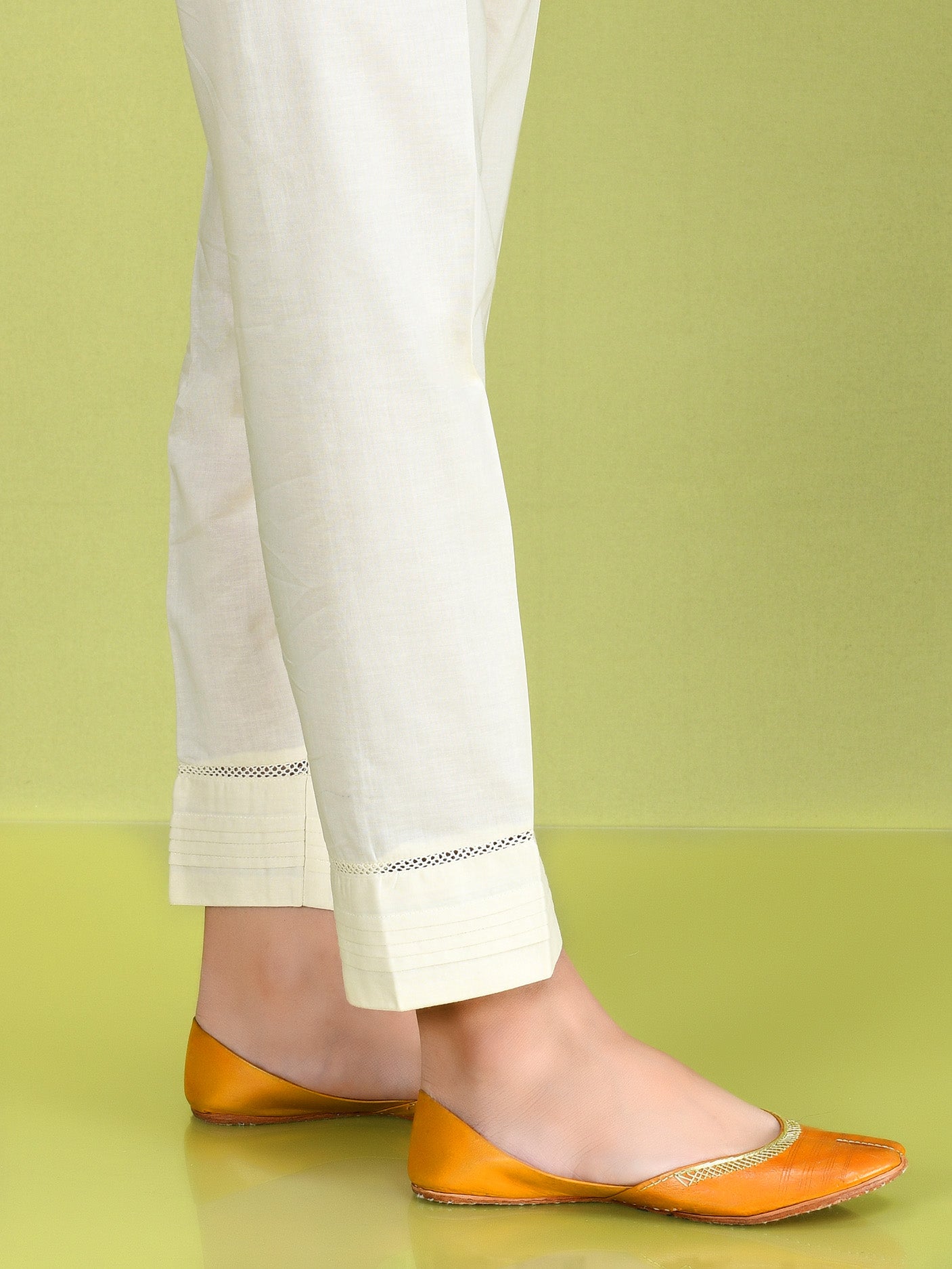 Cambric Trouser - Off White