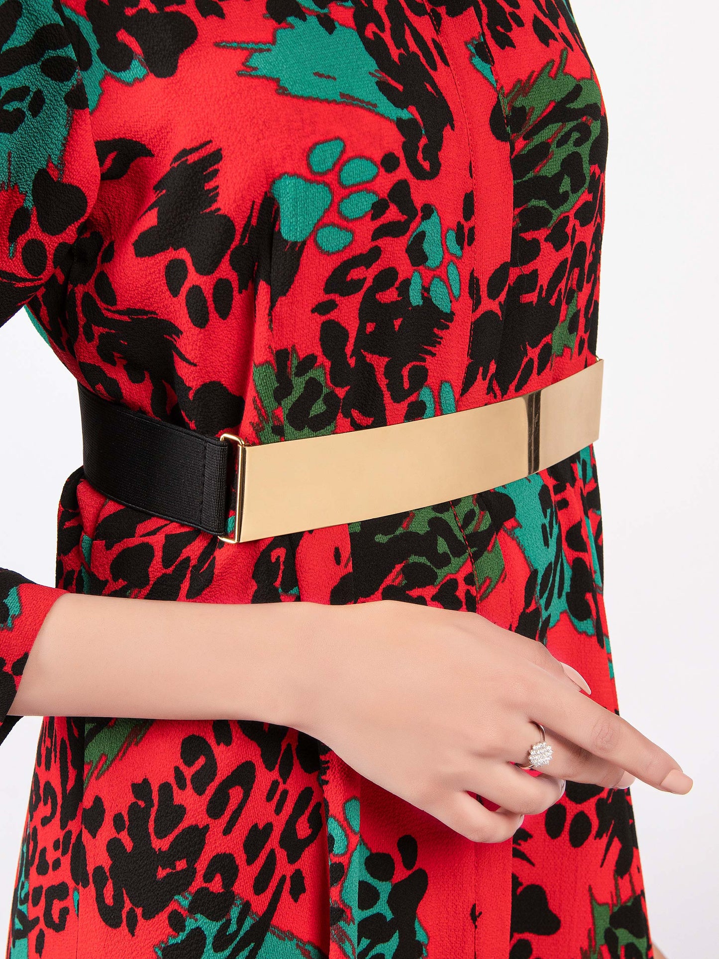 Glamorized Metallic Belt