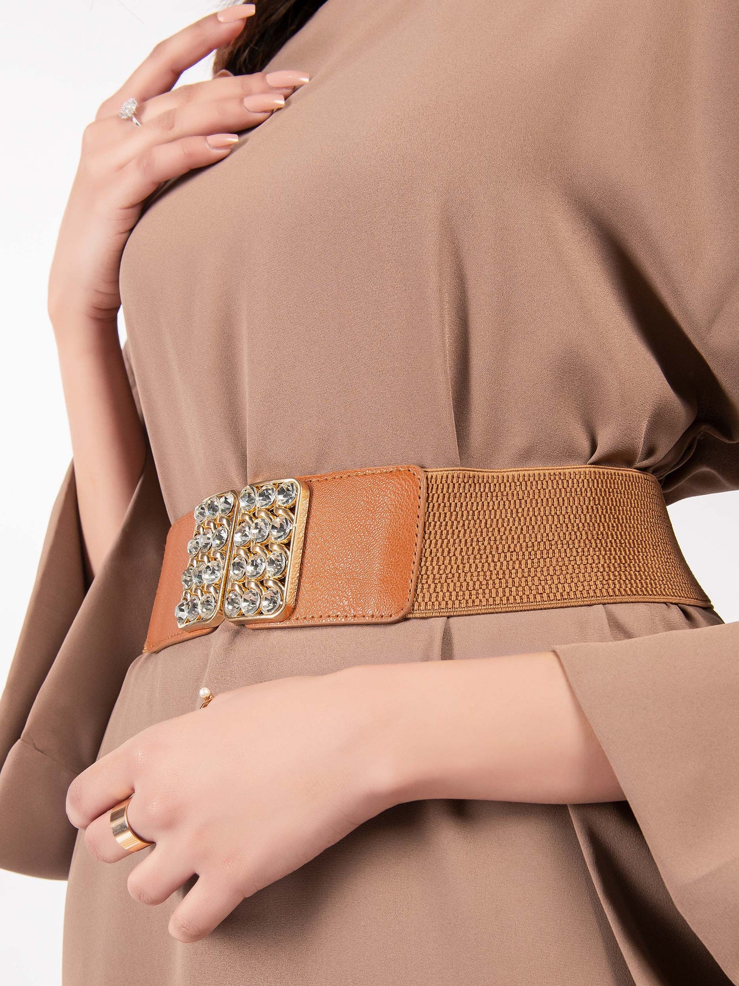 Embellished Nylon Belt