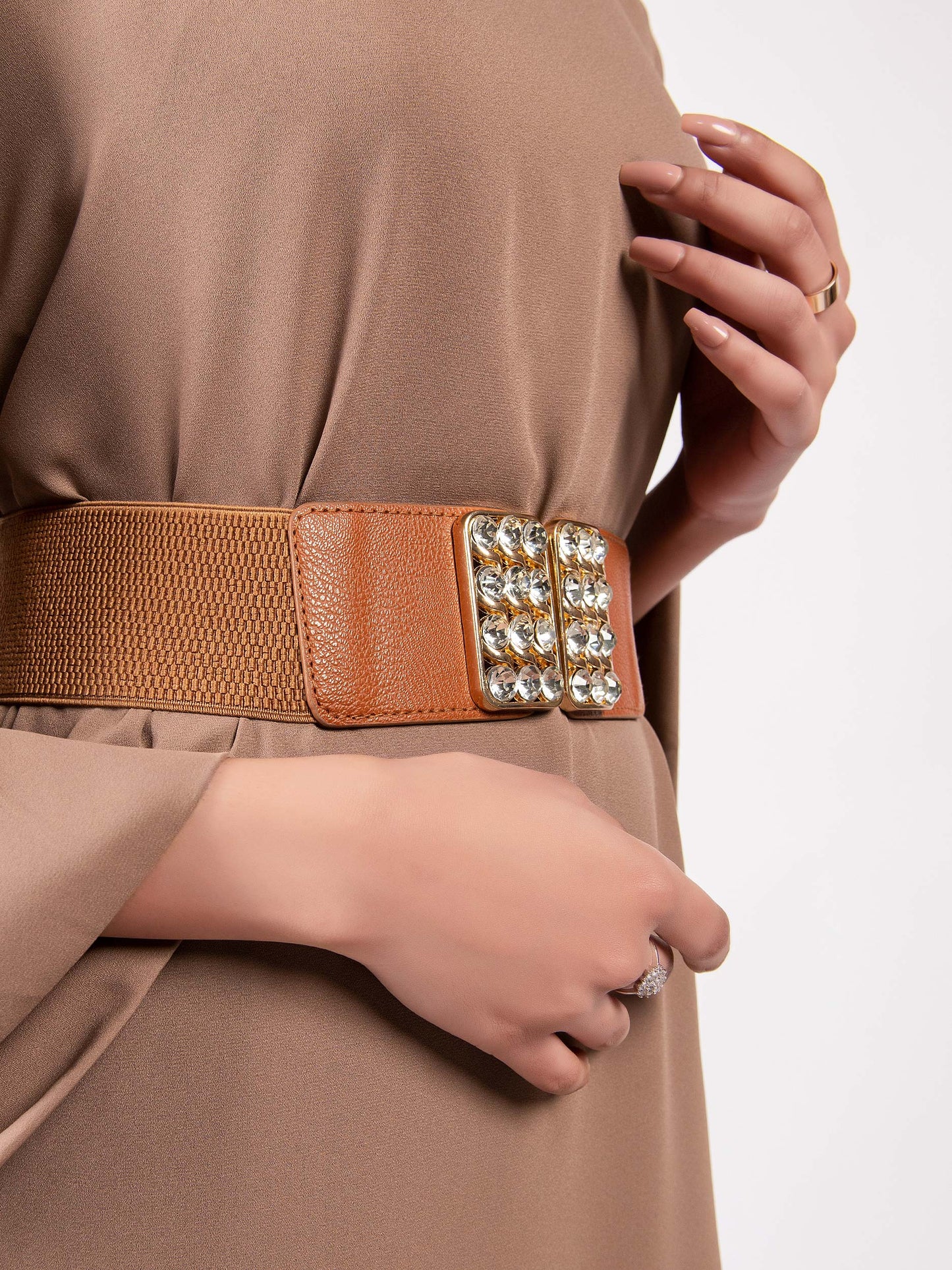 Embellished Nylon Belt