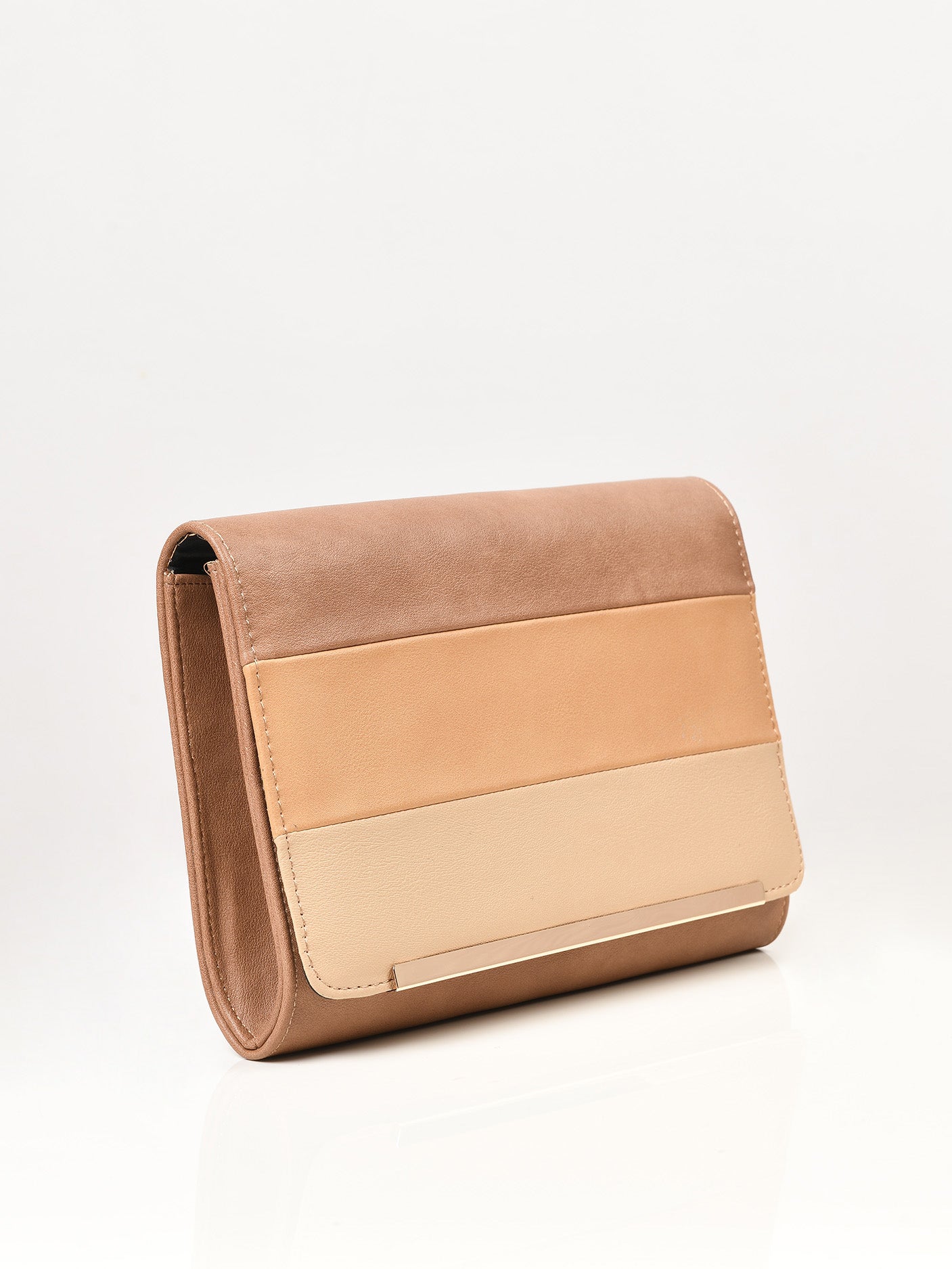Striped Clutch