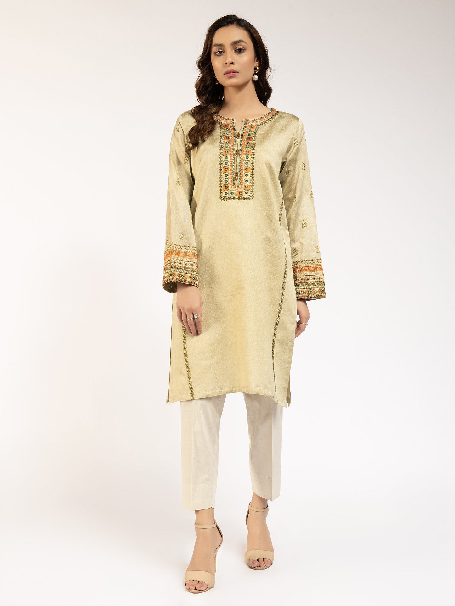 Embroidered Viscose Shirt