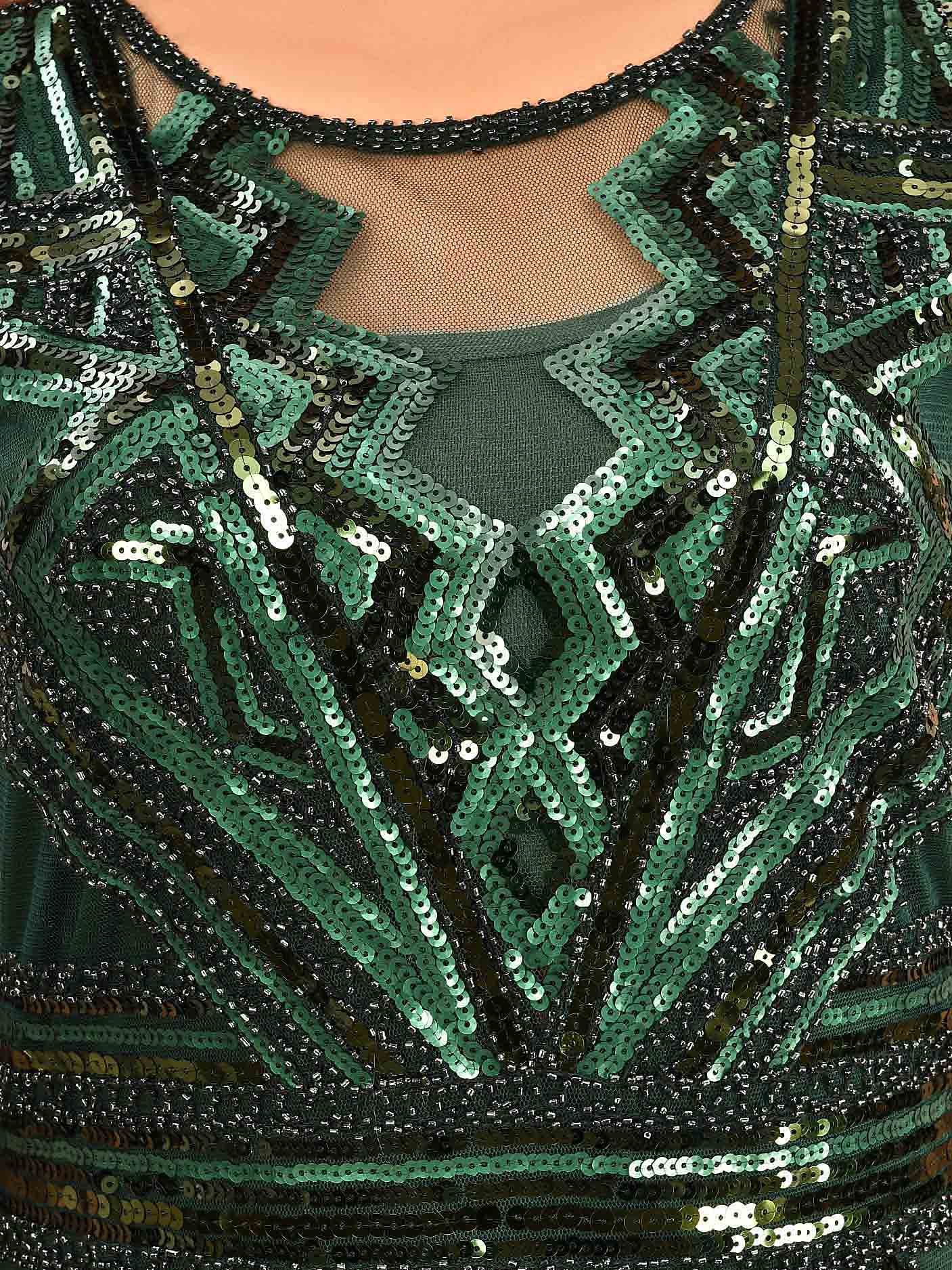 Sequined Net Dress