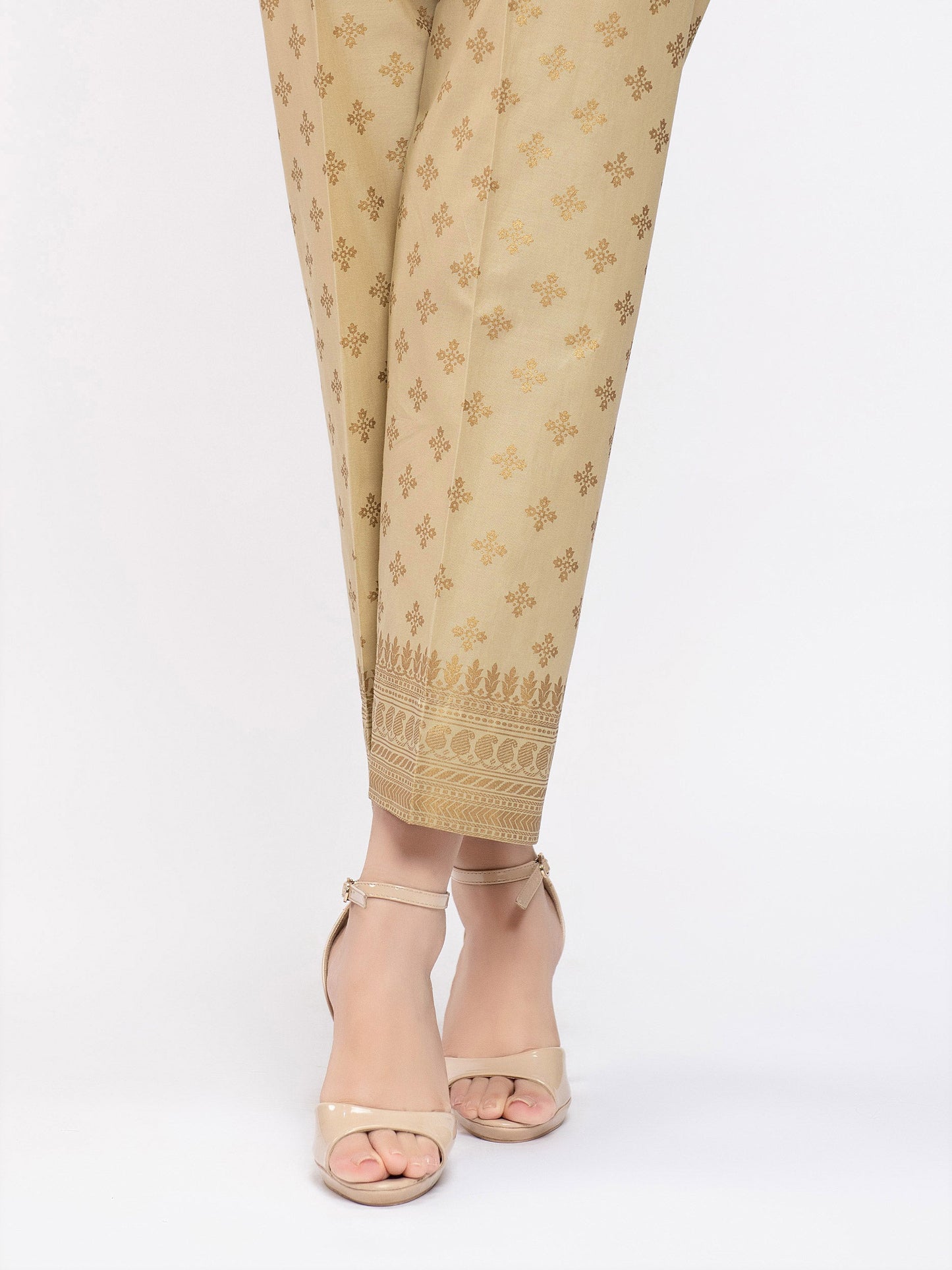 Gold Pasted Cambric Trouser