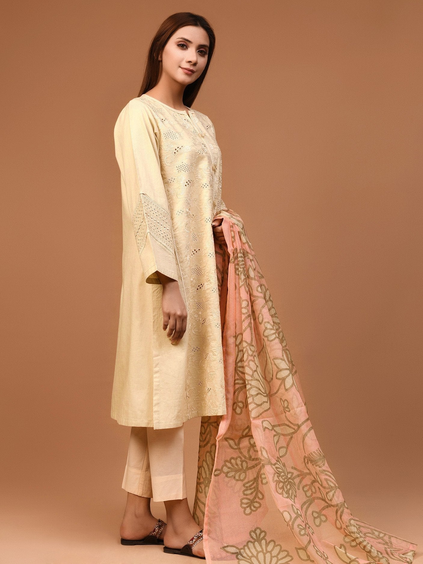 Embroidered Missouri Cotton Suit