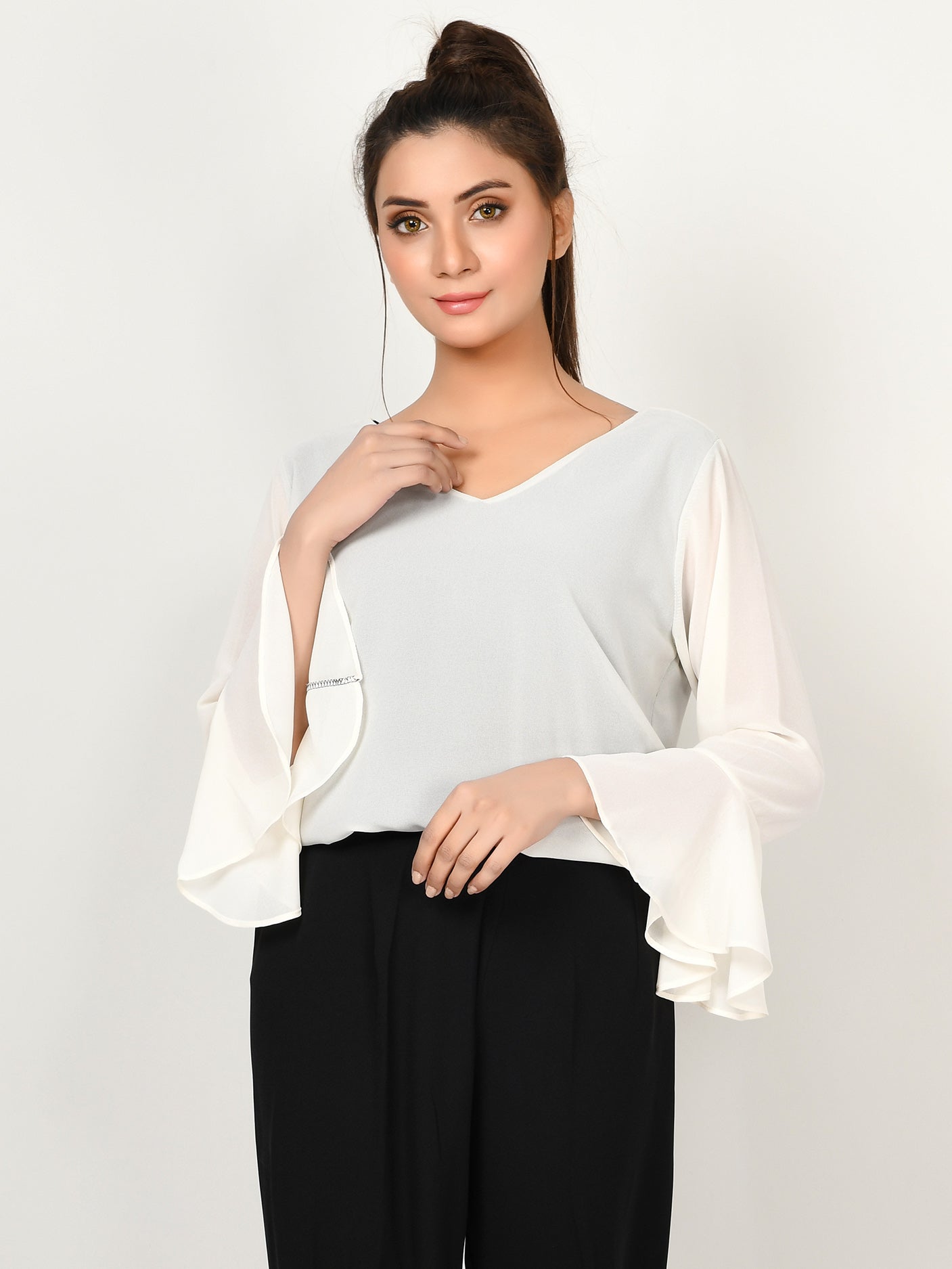 Flare Sleeved Top