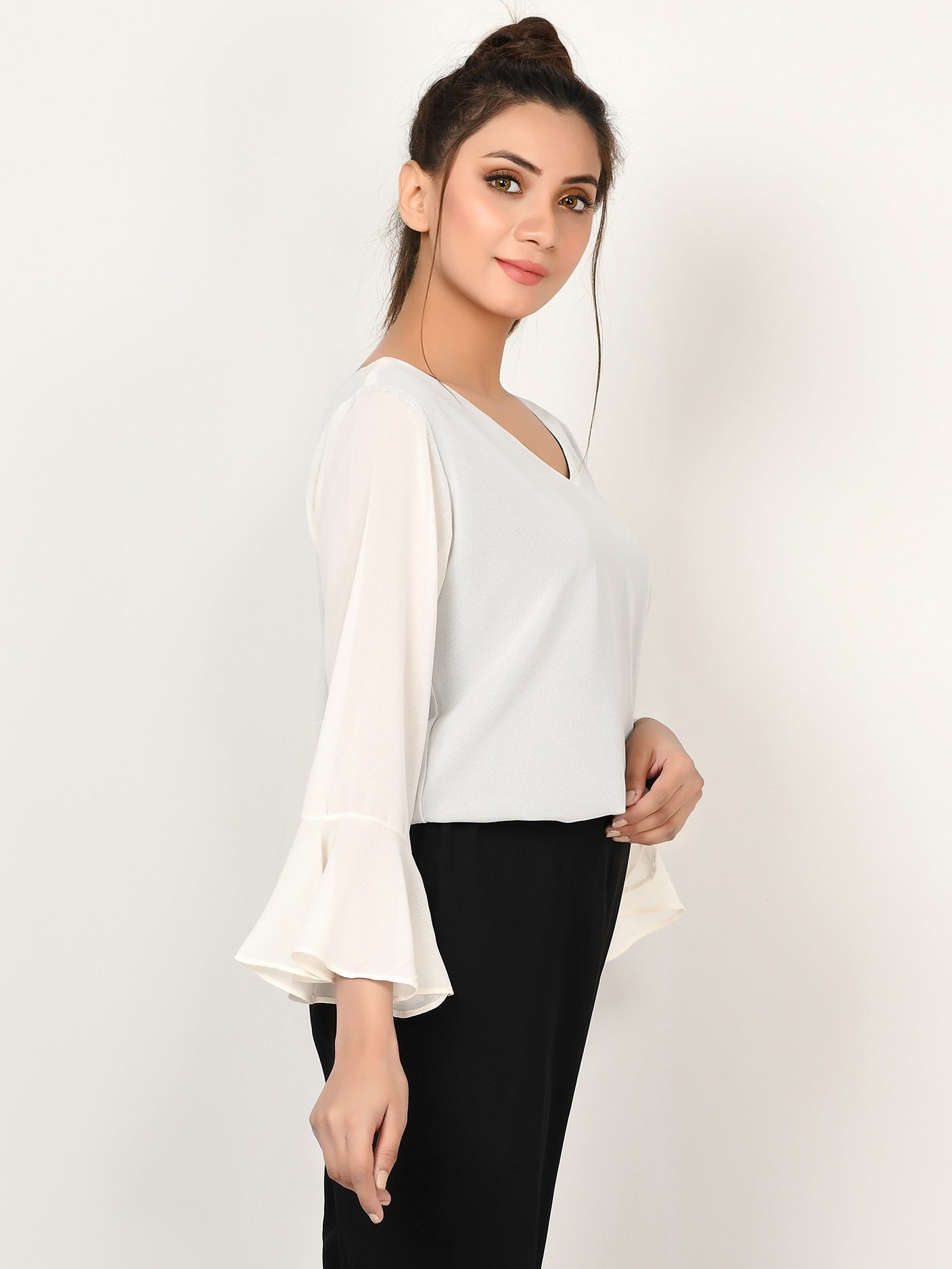 Flare Sleeved Top