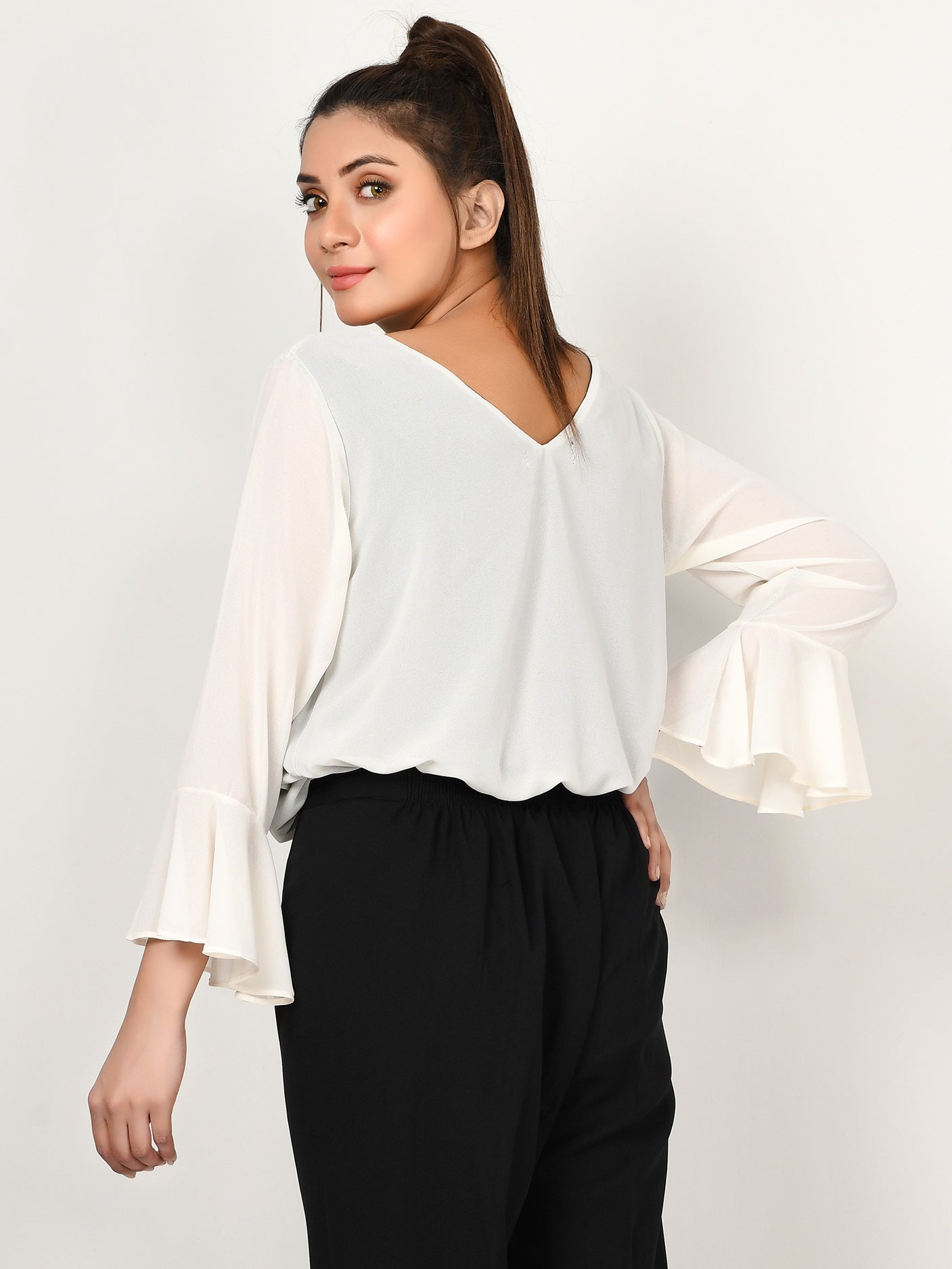 Flare Sleeved Top