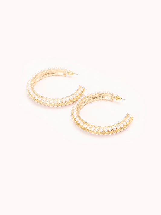 Embellished Hoop Earrings