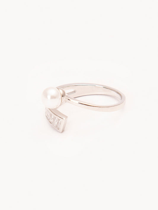 Embellished Metallic Ring