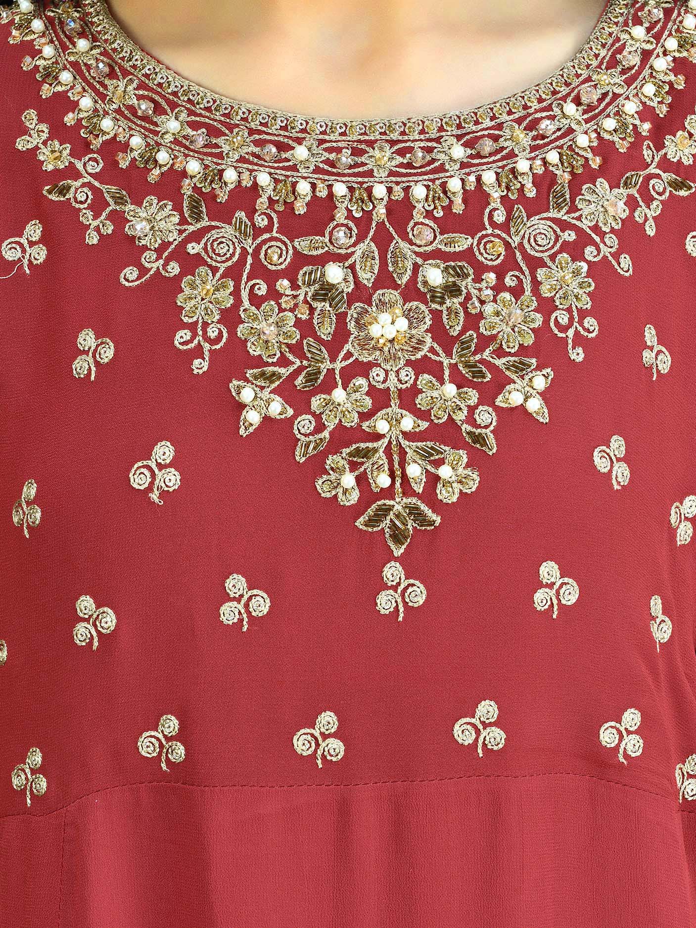 Embellished Chiffon Shirt