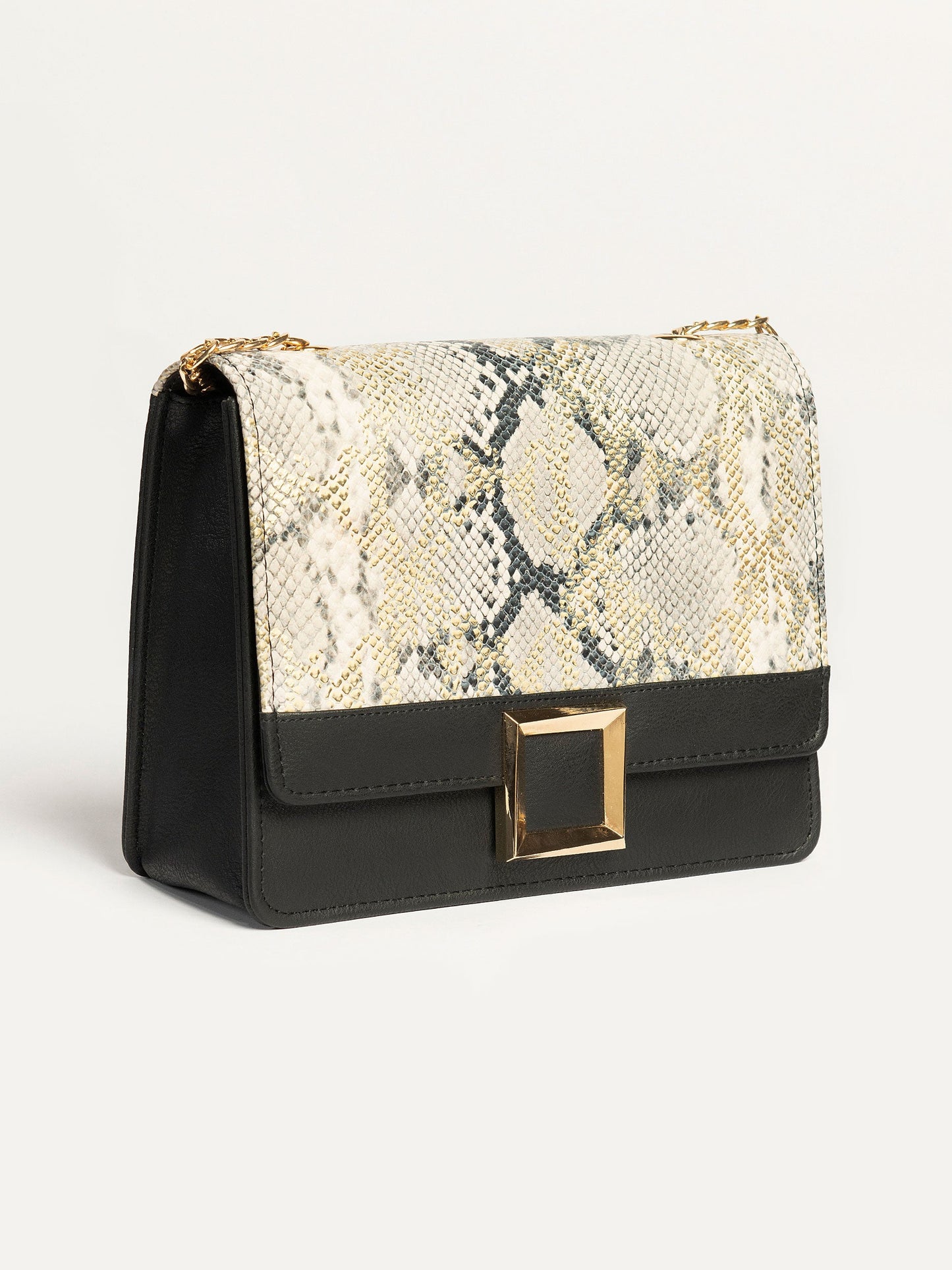 Printed Boxed Handbag