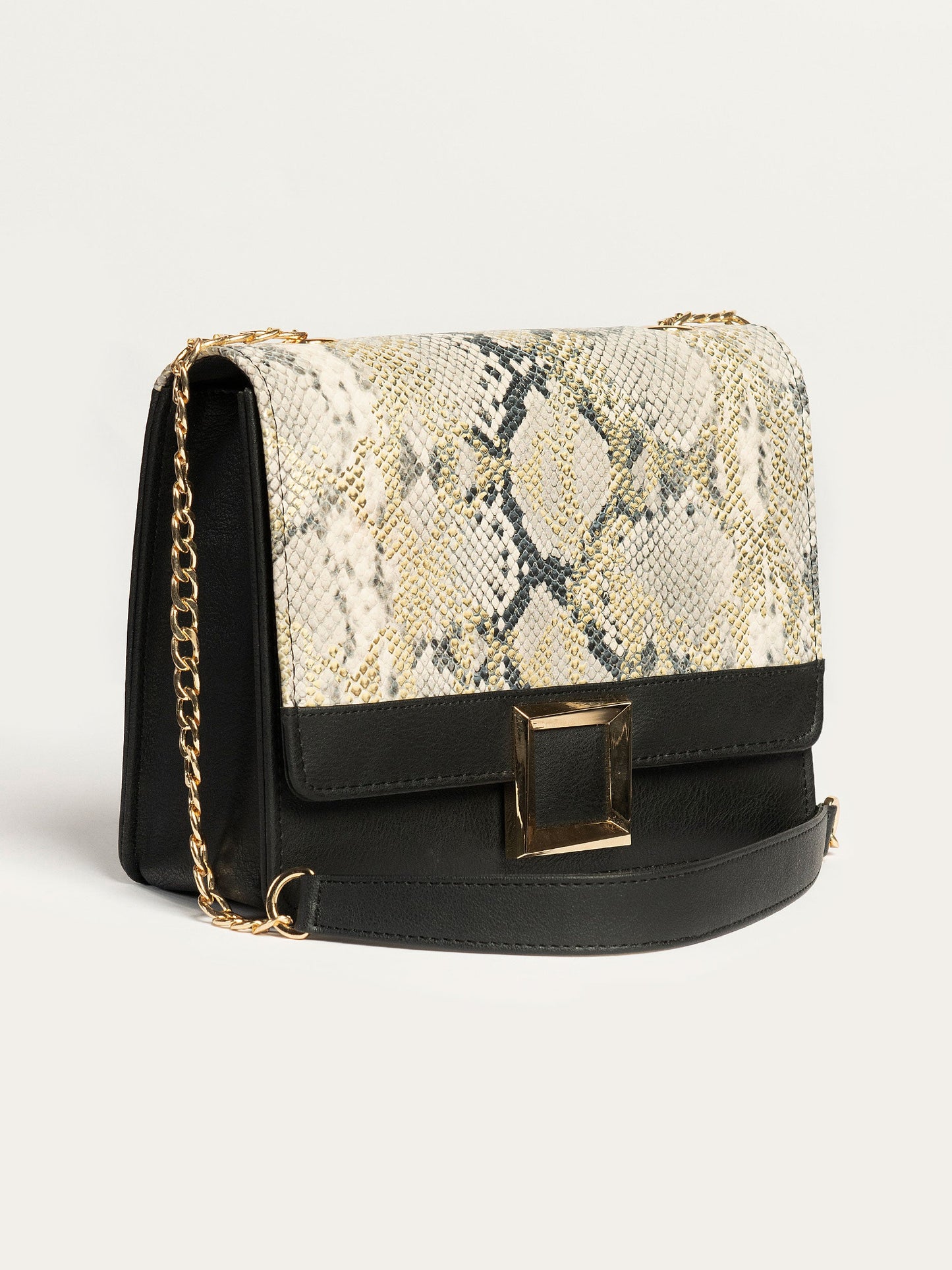 Printed Boxed Handbag