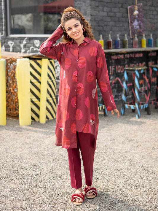 2 Piece Printed Lawn Suit