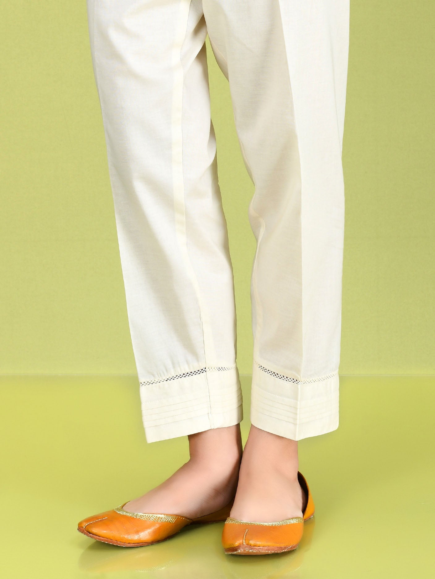 Cambric Trouser - Off White