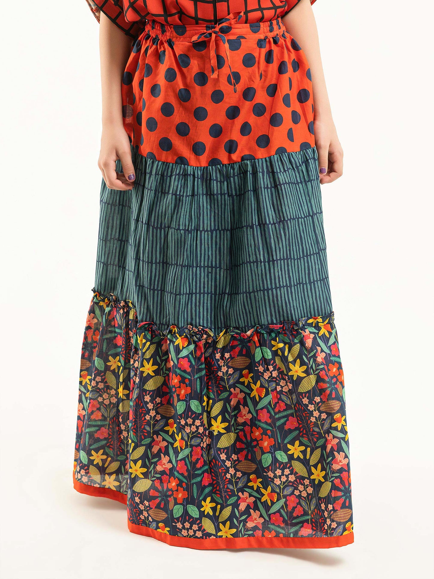 Printed Lawn Skirt