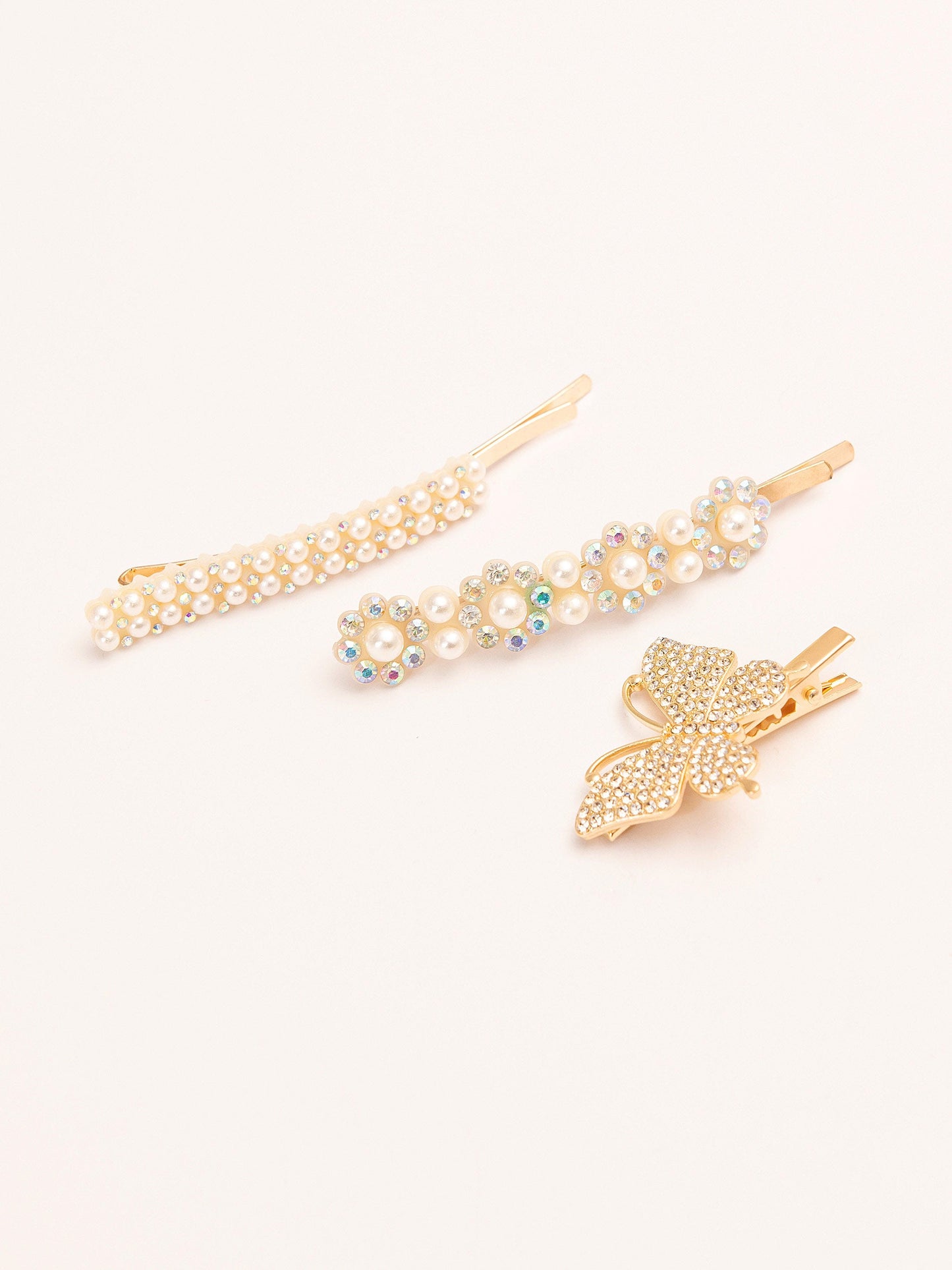 Embellished Snap Clip Set