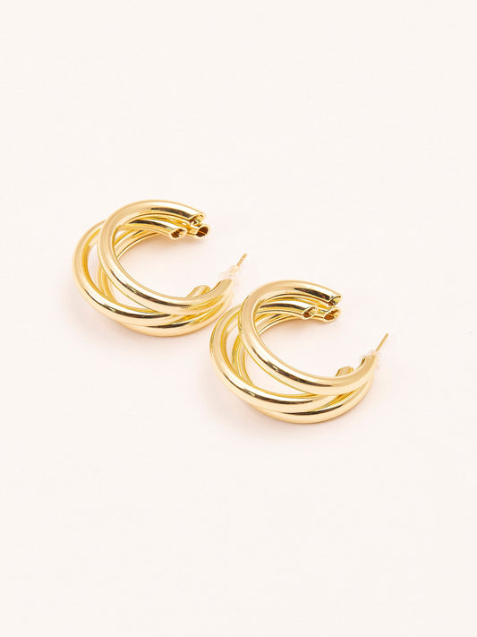 Triple Hoop Earrings