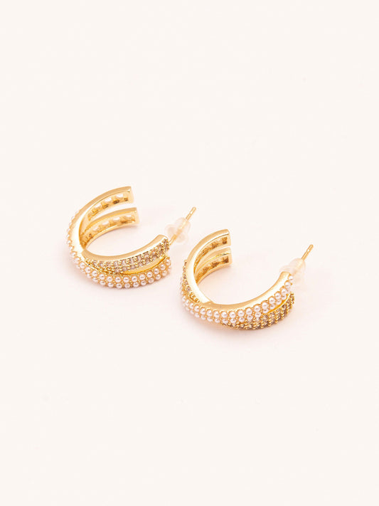 Double C-Hoop Earrings