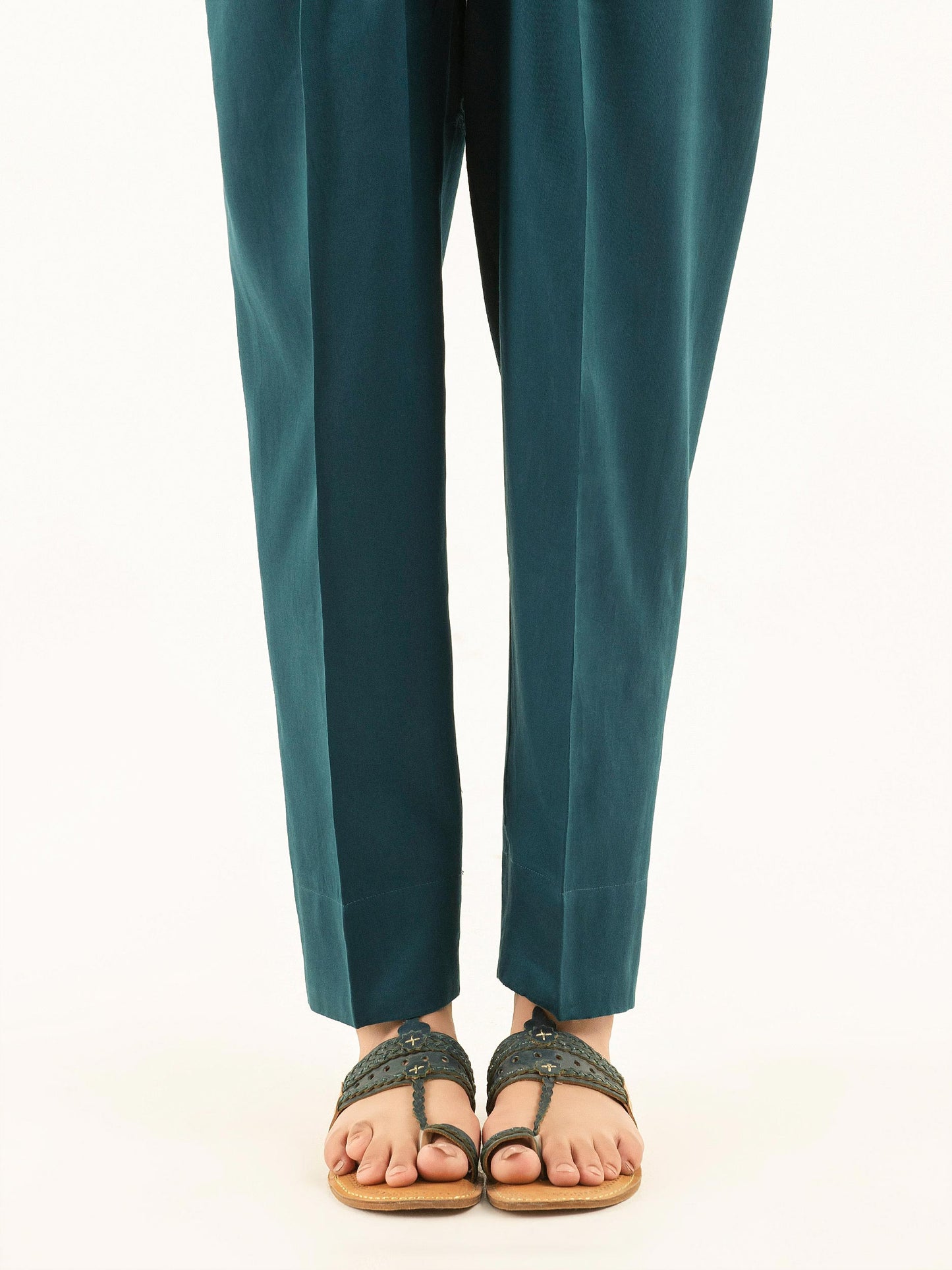 Dyed Cotton Trousers