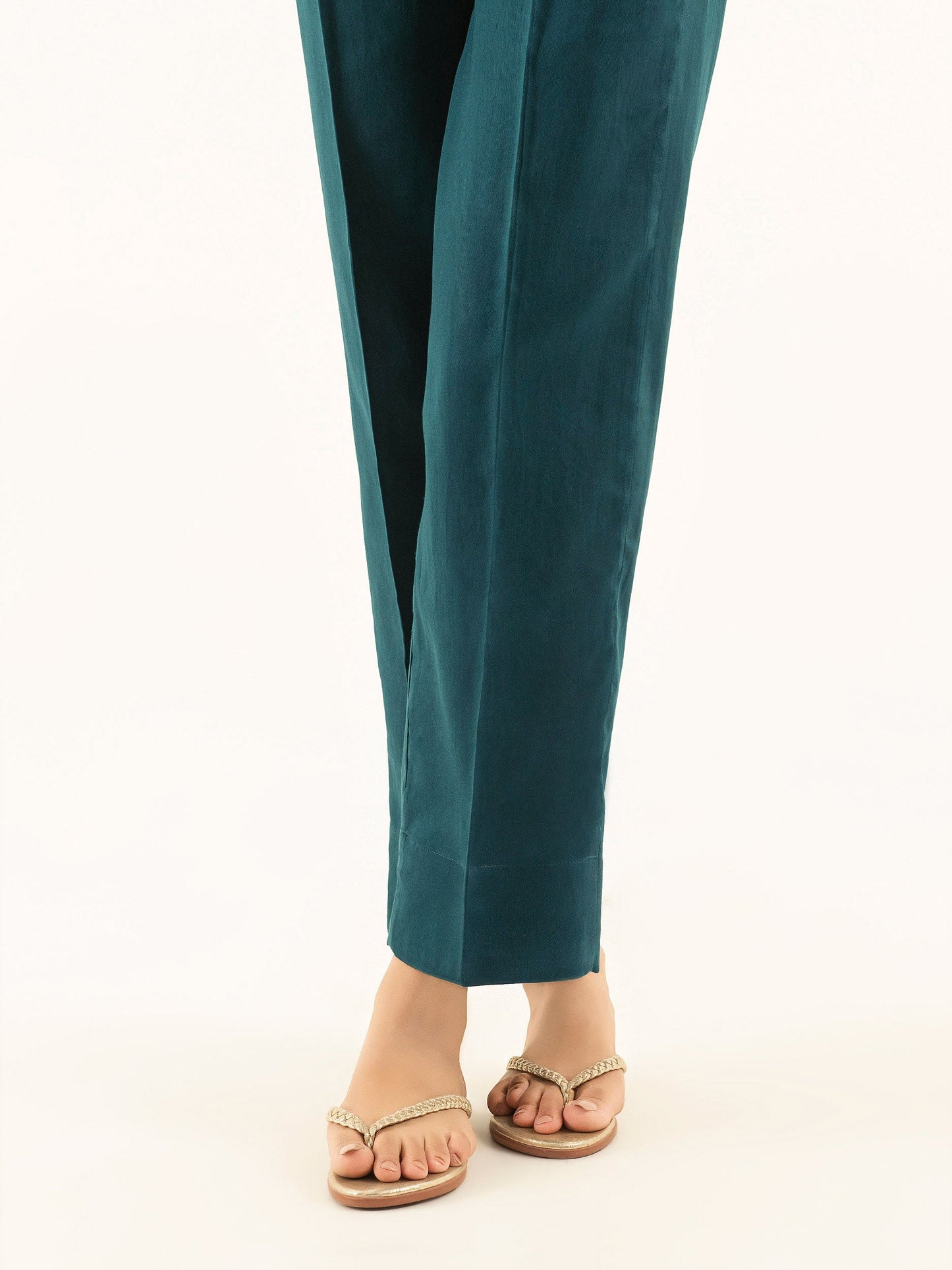 Dyed Cotton Trousers