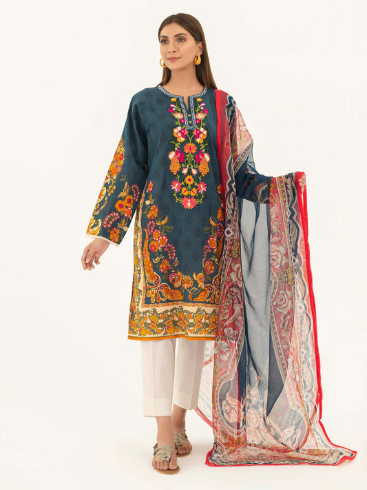 Embroidered Lawn Suit