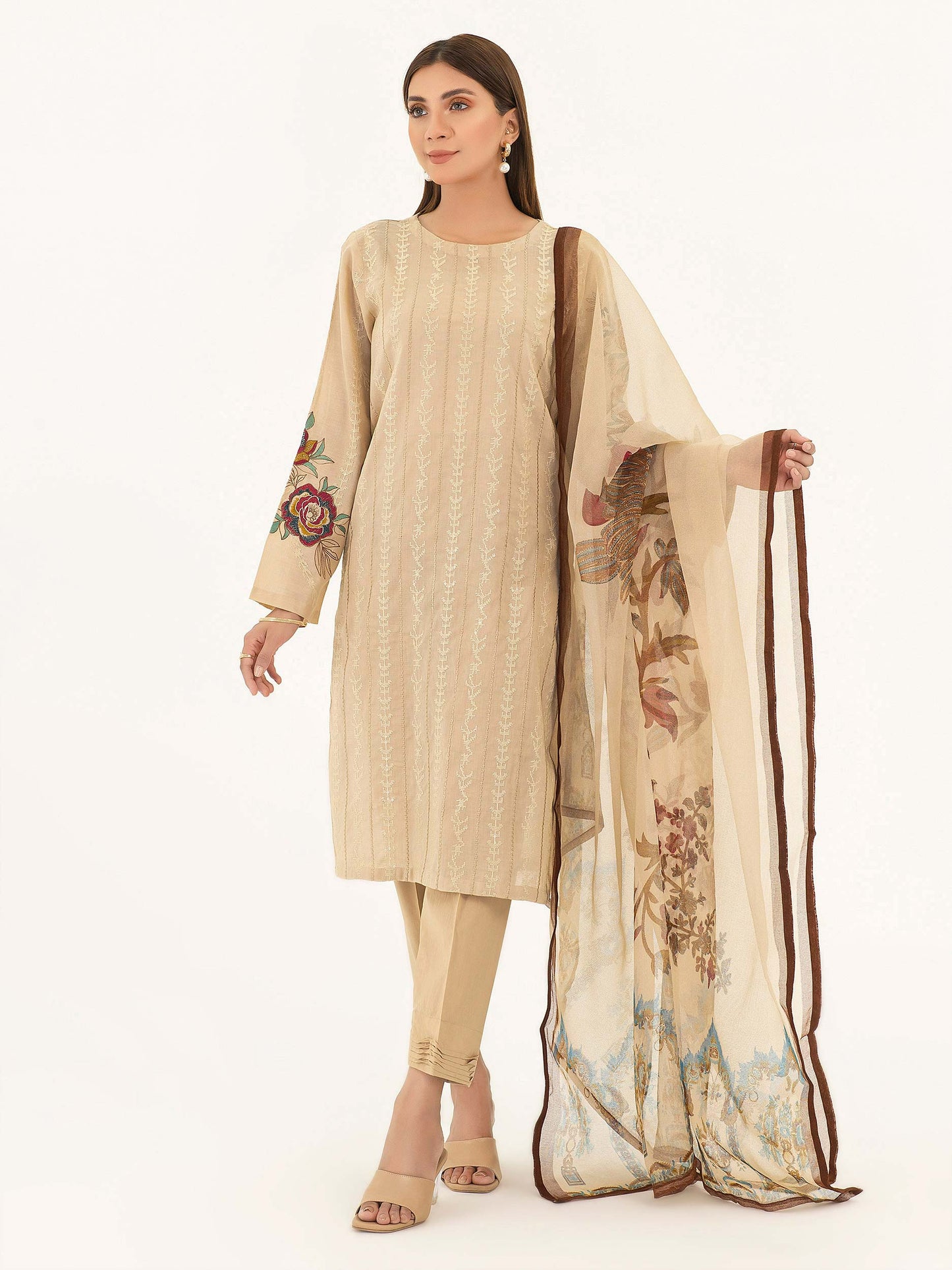 Embroidered Lawn Suit