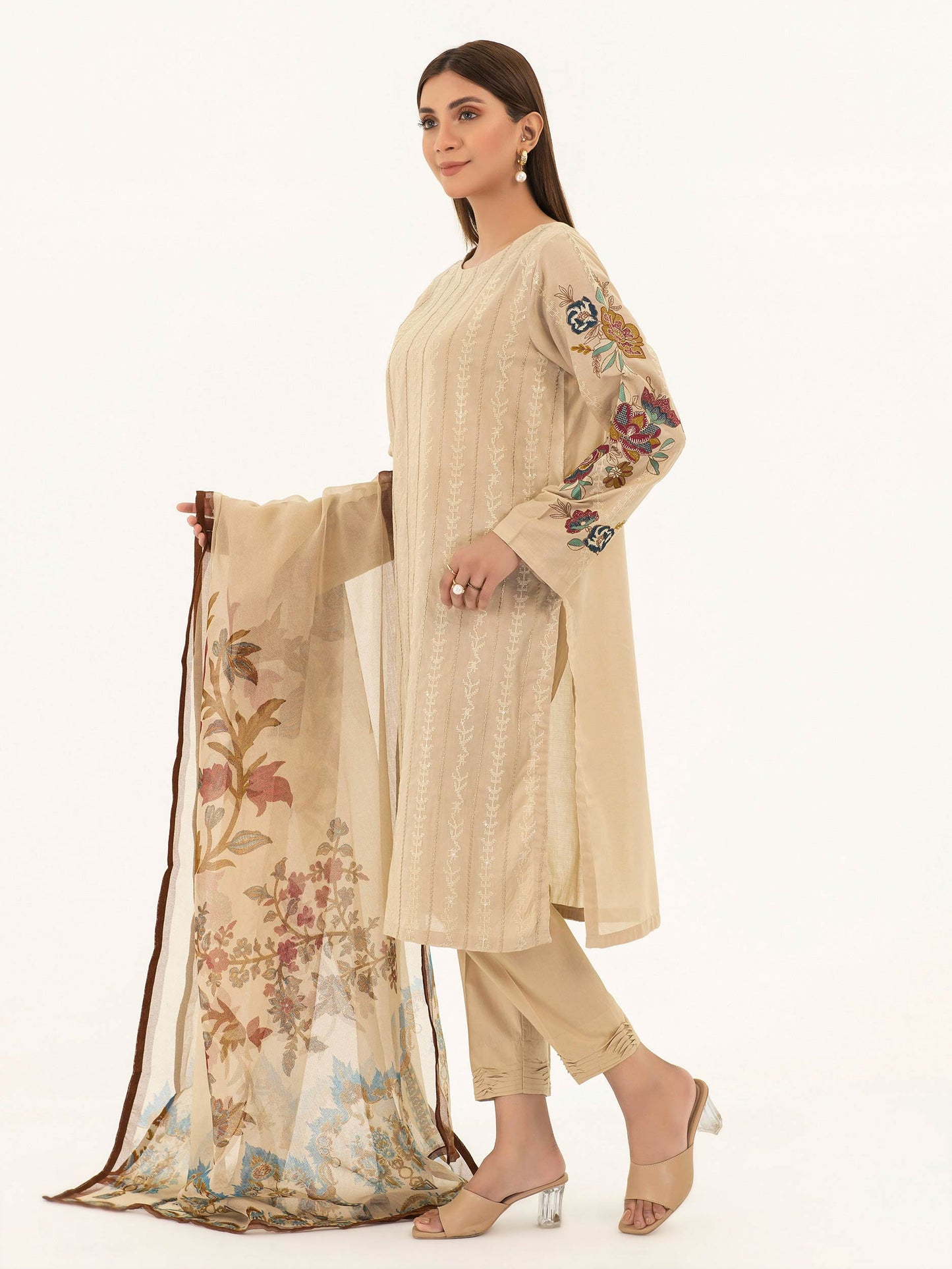 Embroidered Lawn Suit