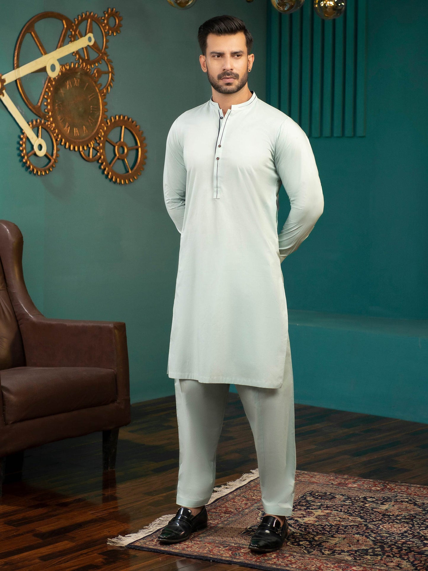 2 Piece Cotton Suit